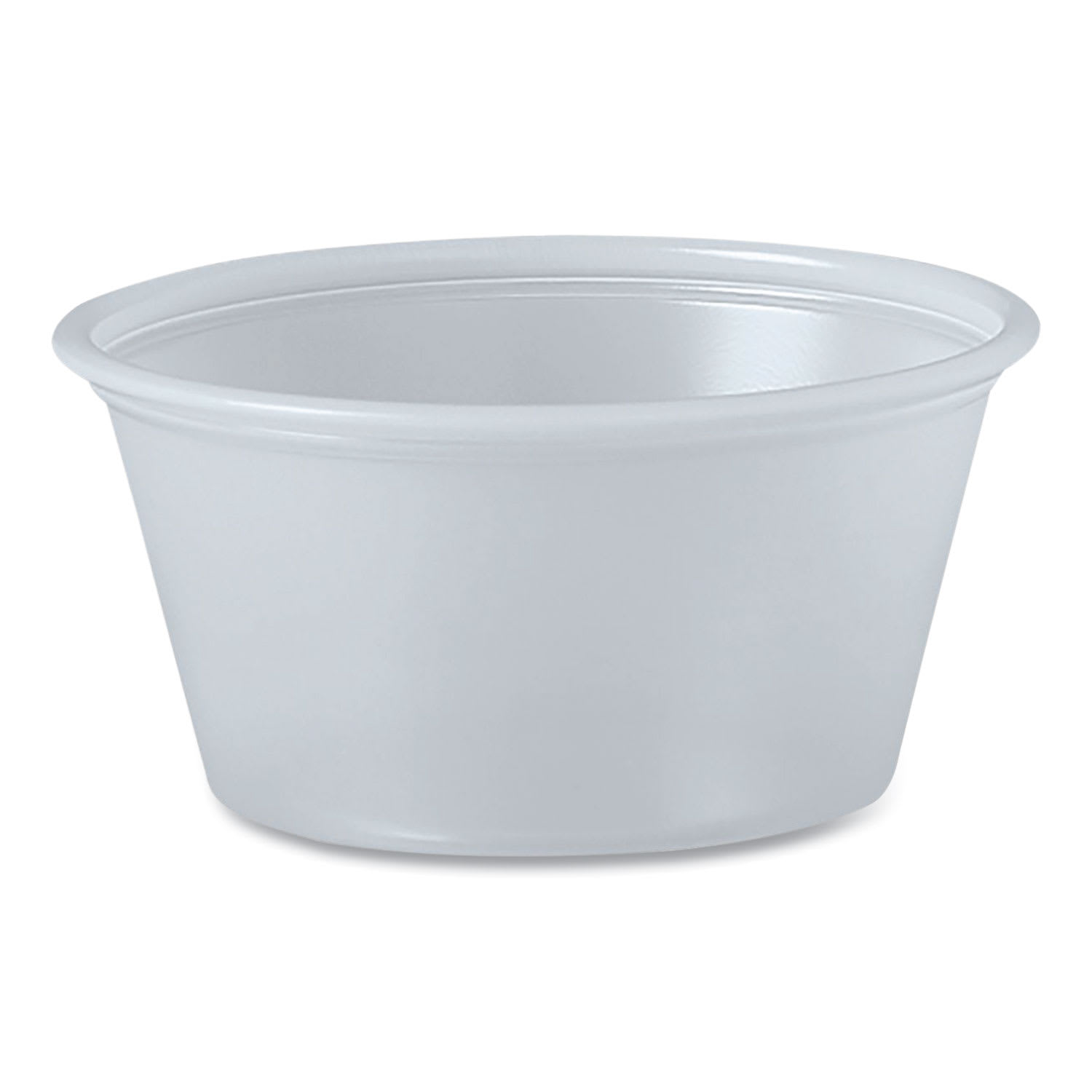 Dart DCCP200N Polystyrene Portion Cups, 2 oz, Plastic, Translucent, 250/Bag, 10 Bags/Carton