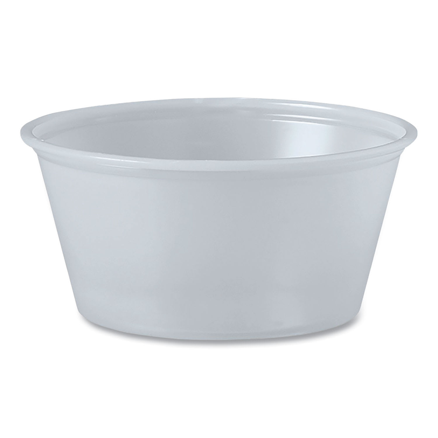 Dart DCCP325N Polystyrene Portion Cups, 3.25 oz, Plastic, Translucent, 250/Bag, 10 Bags/Carton