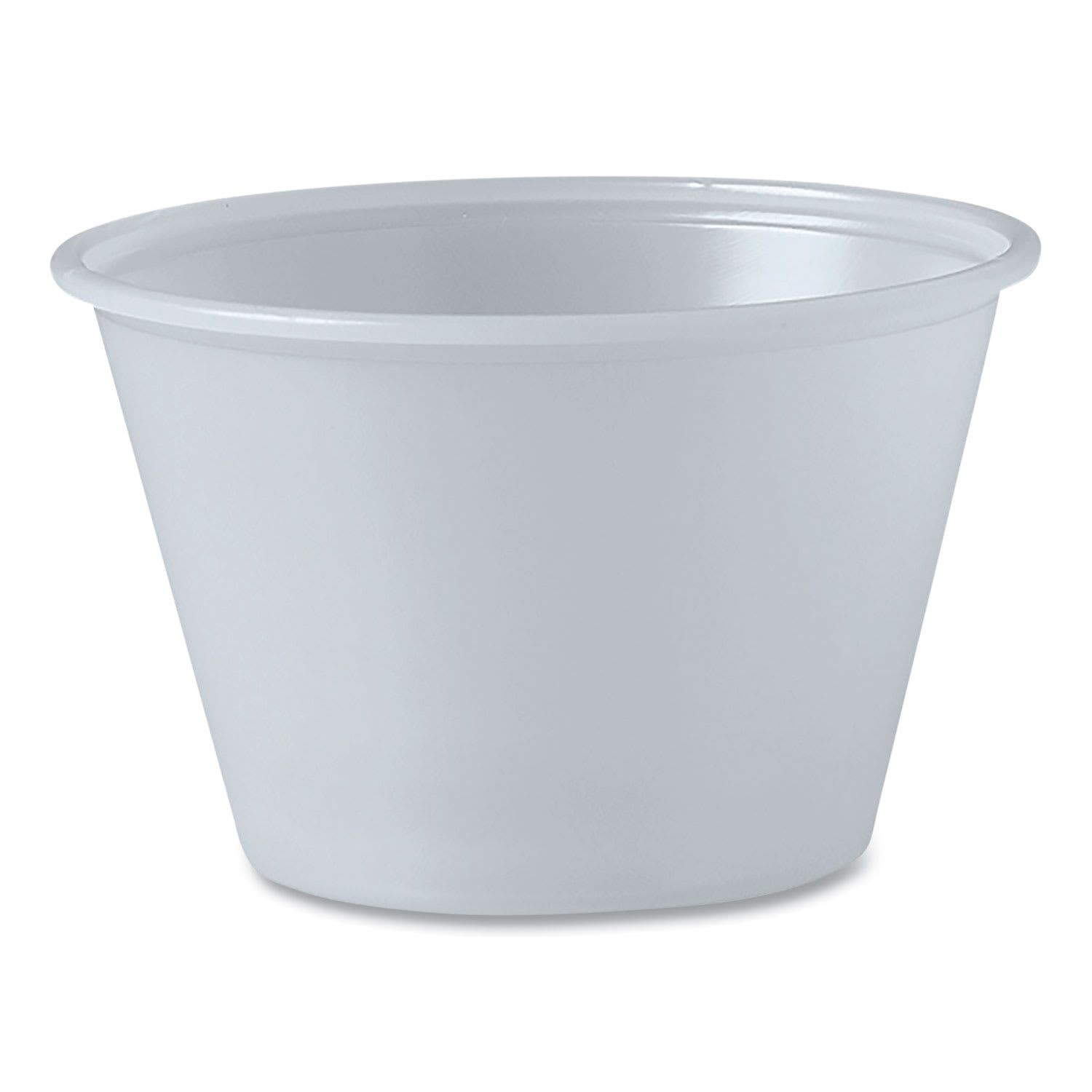 Dart DCCP400N Polystyrene Portion Cups, 4 oz, Plastic, Translucent, 250/Bag, 10 Bags/Carton