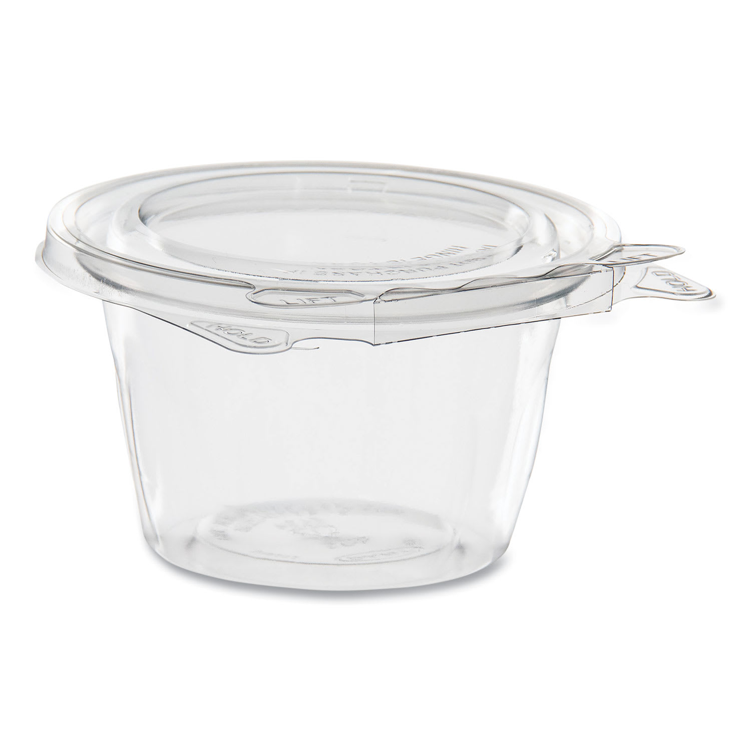Dart DCCSC8F SafeSeal Tamper-Resistant, Tamper Evident Bowls, Flat Lid, 8 oz, 4.6 x 8.84 x 2.49, Clear, Plastic, 272/Carton