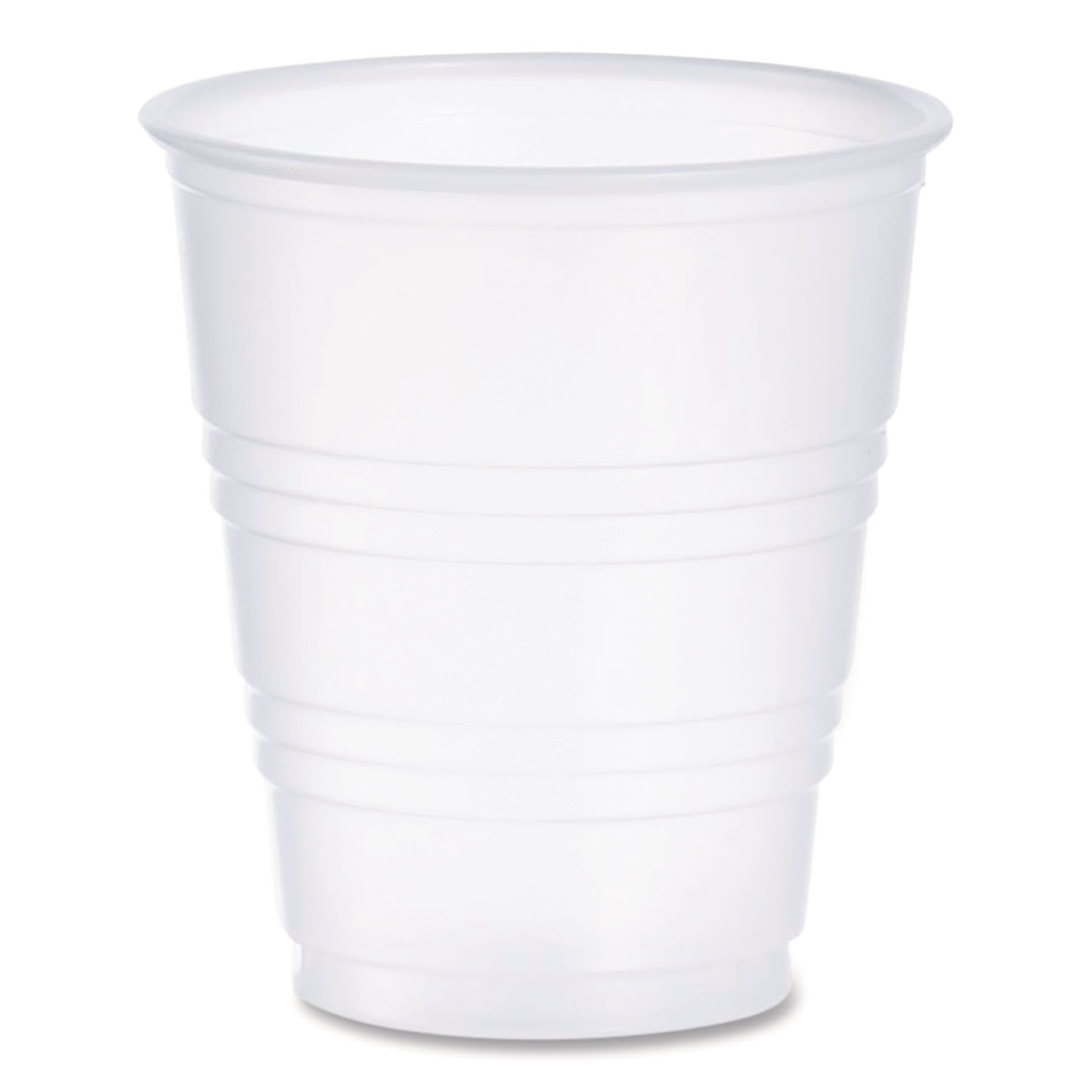 Dart DCCY5CT High-Impact Polystyrene Cold Cups, 5 oz, Plastic, Translucent, 100/Sleeve, 25 Sleeves/Carton