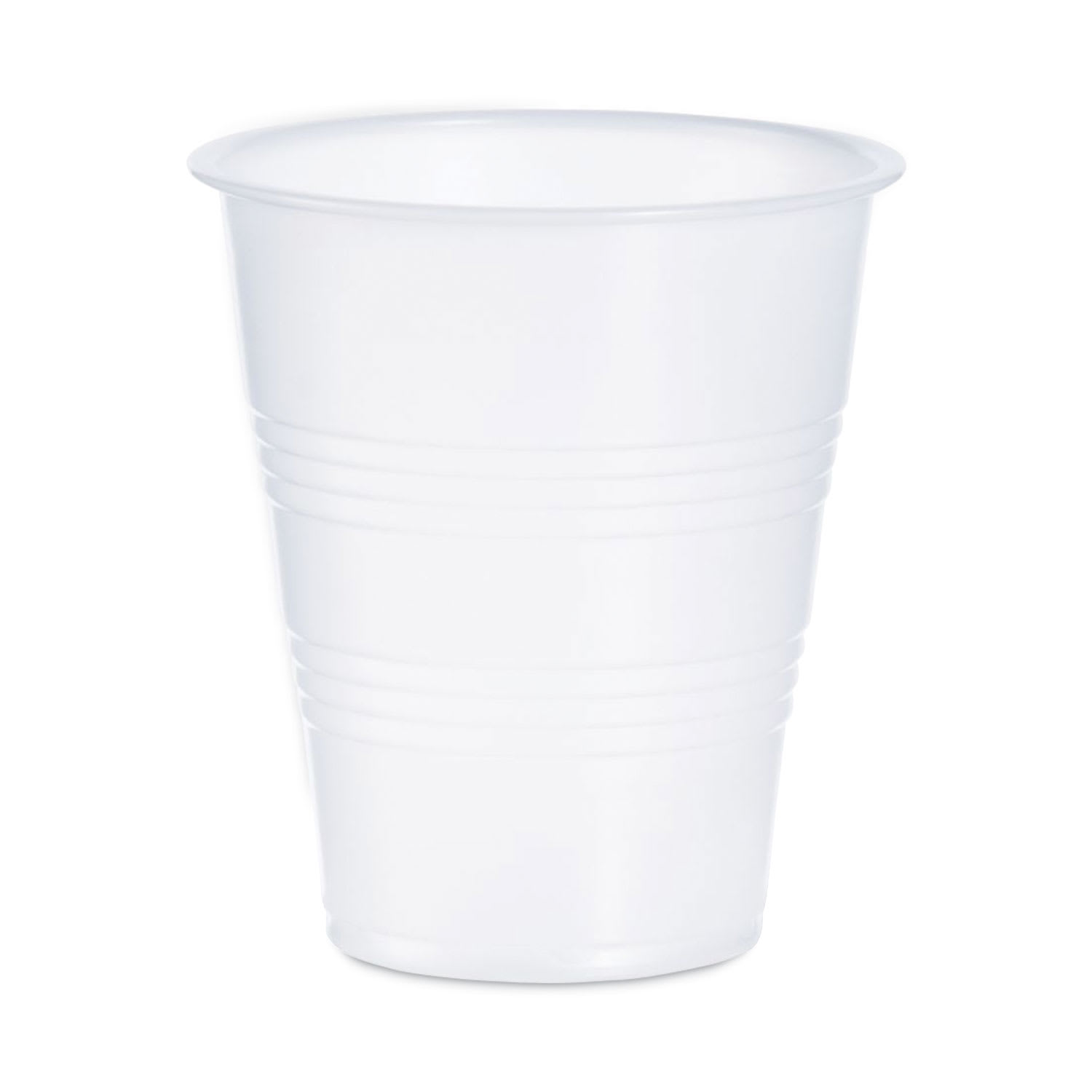 Dart DCCY7 High-Impact Polystyrene Cold Cups, 7 oz, Plastic, Translucent, 100/Sleeve, 25 Sleeves/Carton