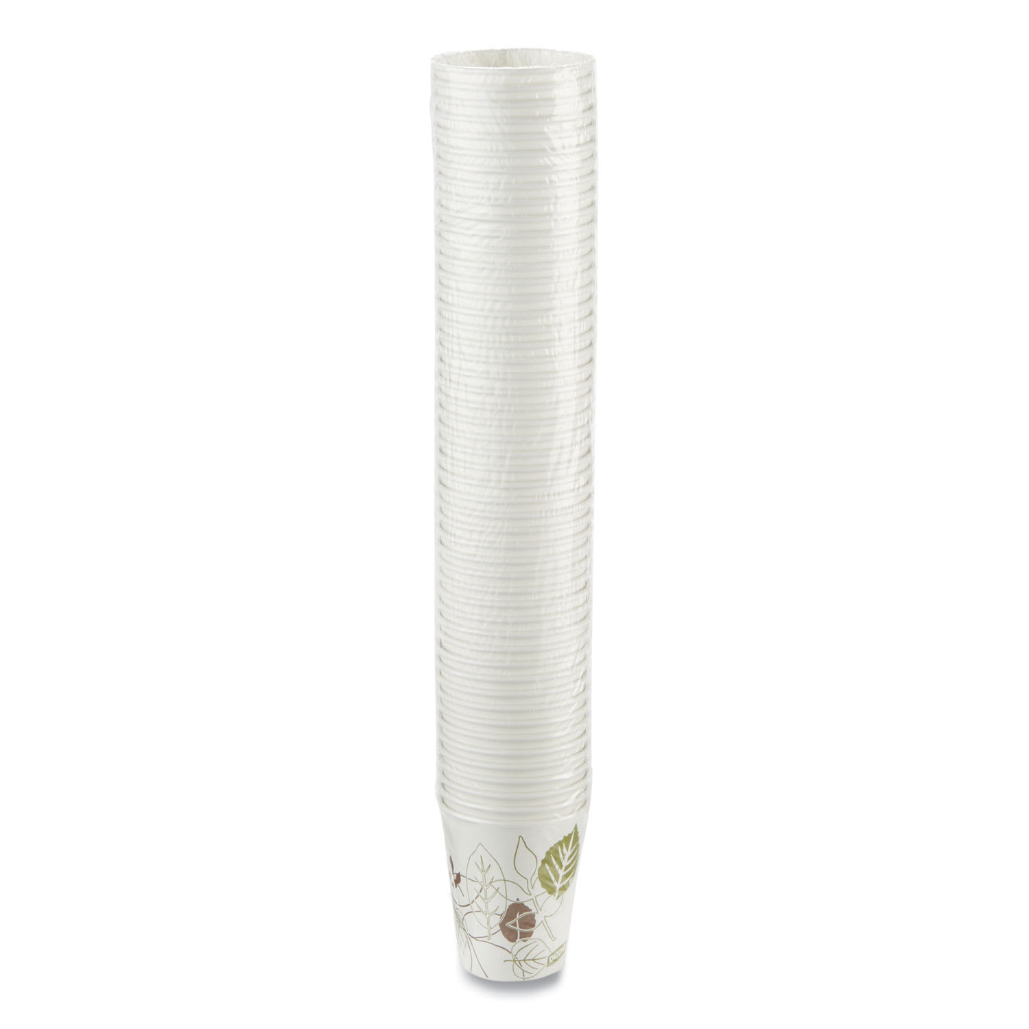 Dixie DXE2340PATHPK Pathways Paper Hot Cups, 10 oz, White/Brown, 50/Pack