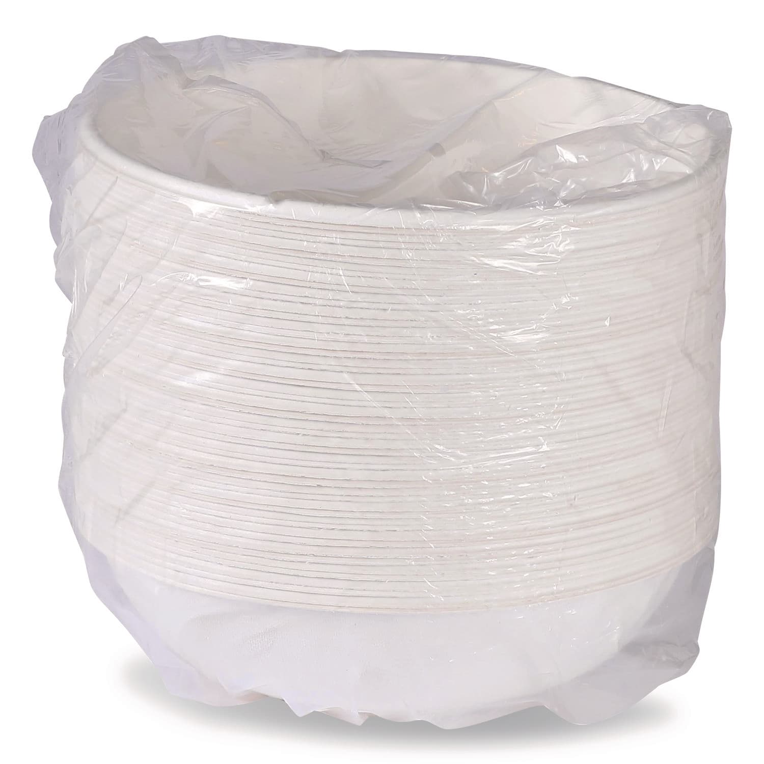 Eco-Products ECOEPBL32CNFA Vanguard Renewable and Compostable Sugarcane Bowls, Bowl, 32 oz, White, 400/Carton