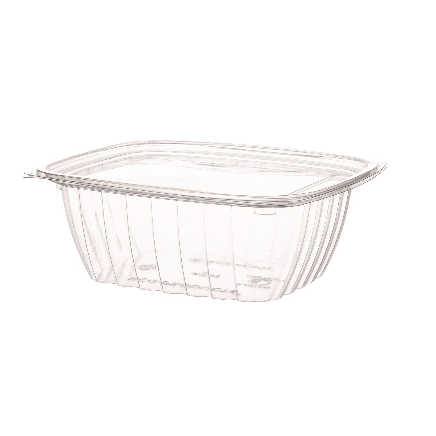 Eco-Products ECOEPRC32 Renewable and Compostable Rectangular Deli Containers, 32 oz, 7.5 x 6.5 x 3, Clear, Plastic, 50/Pack, 4 Packs/Carton