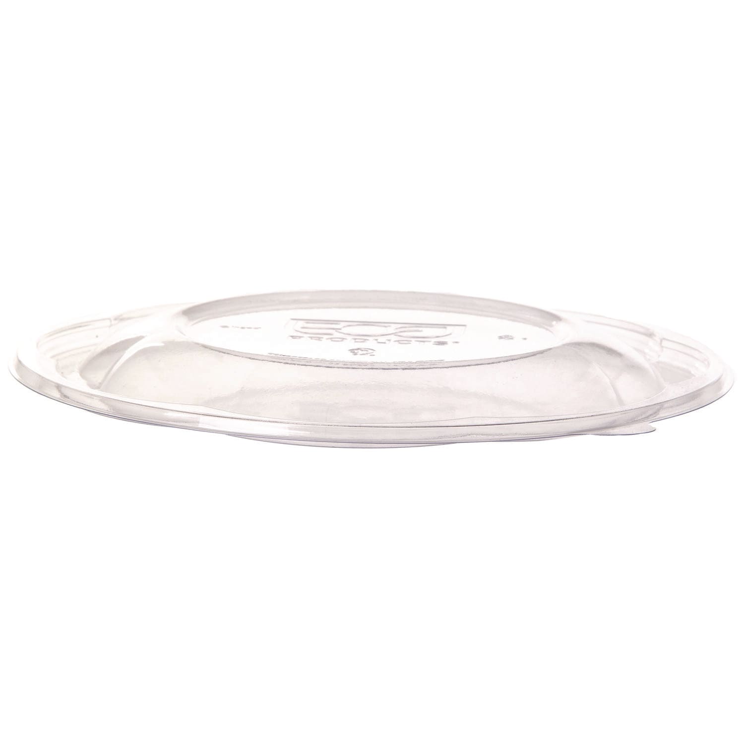 Eco-Products ECOEPSBS64 Salad Bowls with Lids, Squat, 64 oz, 9.5" Diameter x 3.2" h, Clear, Plastic, 150/Carton