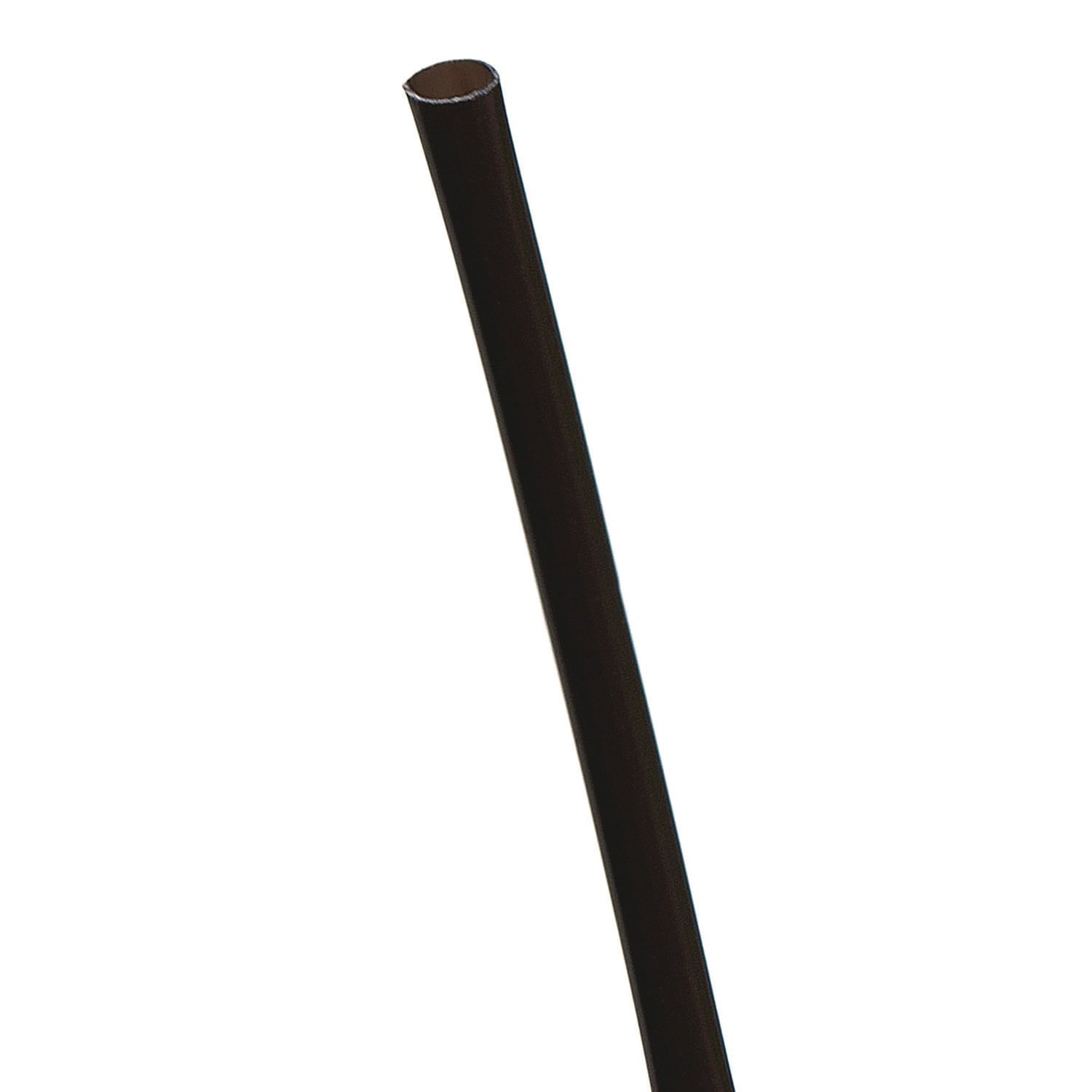 Eco-Products ECOEPST513 Unwrapped Straw, 5.75", Plastic, Black, 20,000/Carton