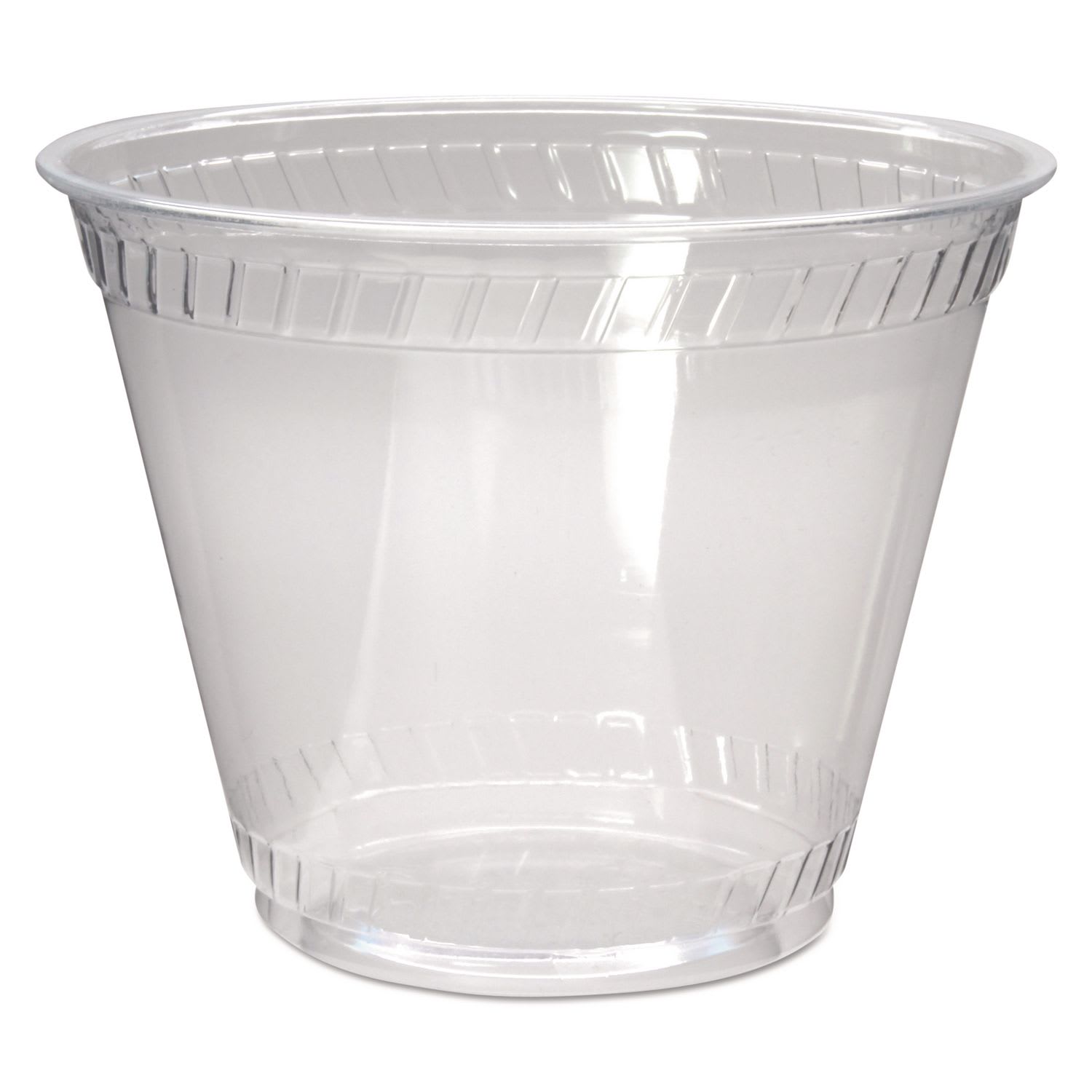 Fabri-Kal FABGC9OF Greenware Cold Drink Cups, Old-Fashioned Cup, 9 oz, Sugarcane, Clear, 50/Sleeve, 20 Sleeves/Carton