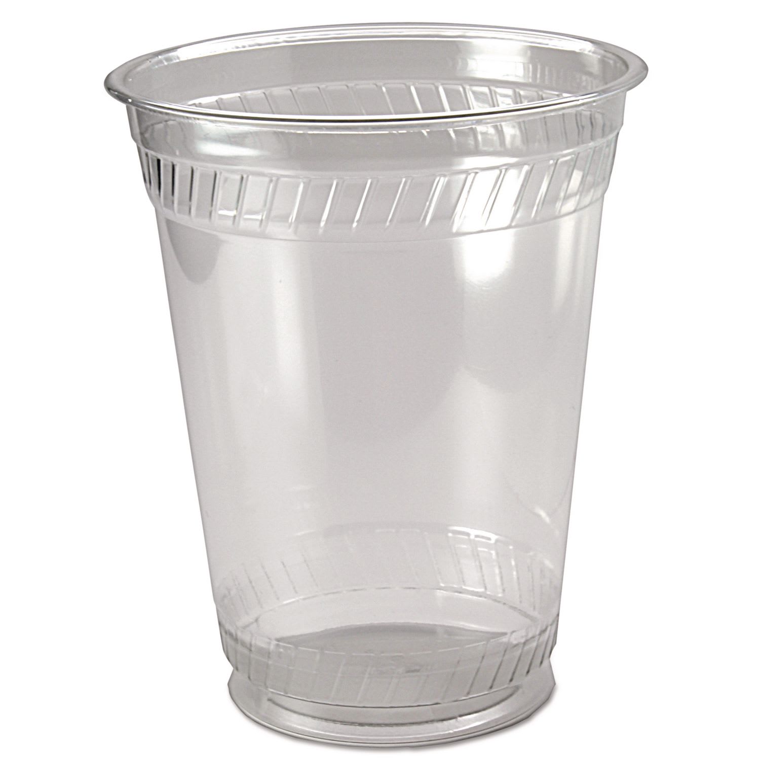 Fabri-Kal FABKC16S Kal-Clear PET Cold Drink Cups, 16 oz to 18 oz, Plastic, Clear, 50/Sleeve, 20 Sleeves/Carton