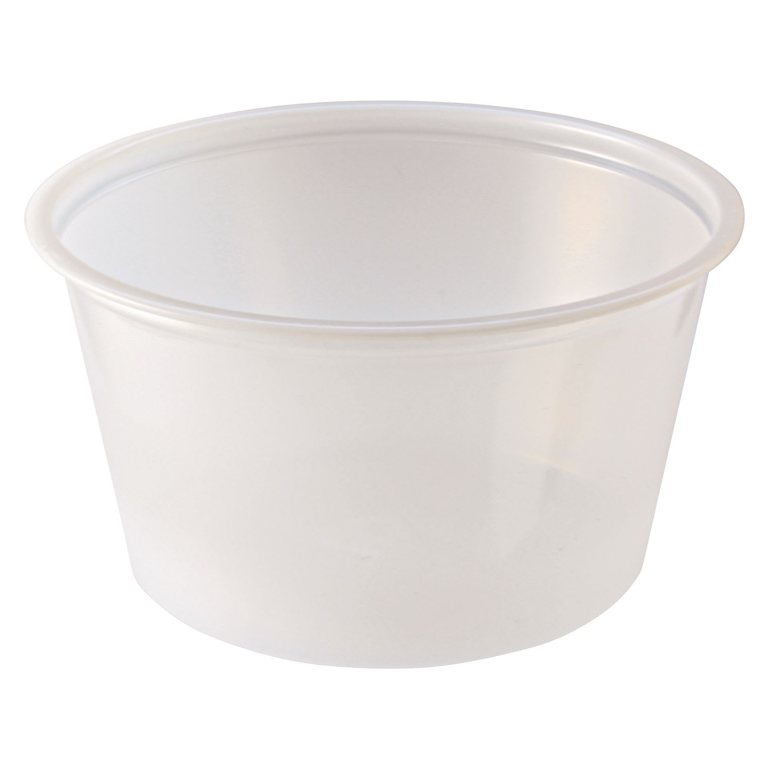 Fabri-Kal FABPC200 Portion Cups, 2 oz, Plastic, Clear, 250/Sleeve, 10 Sleeves/Carton