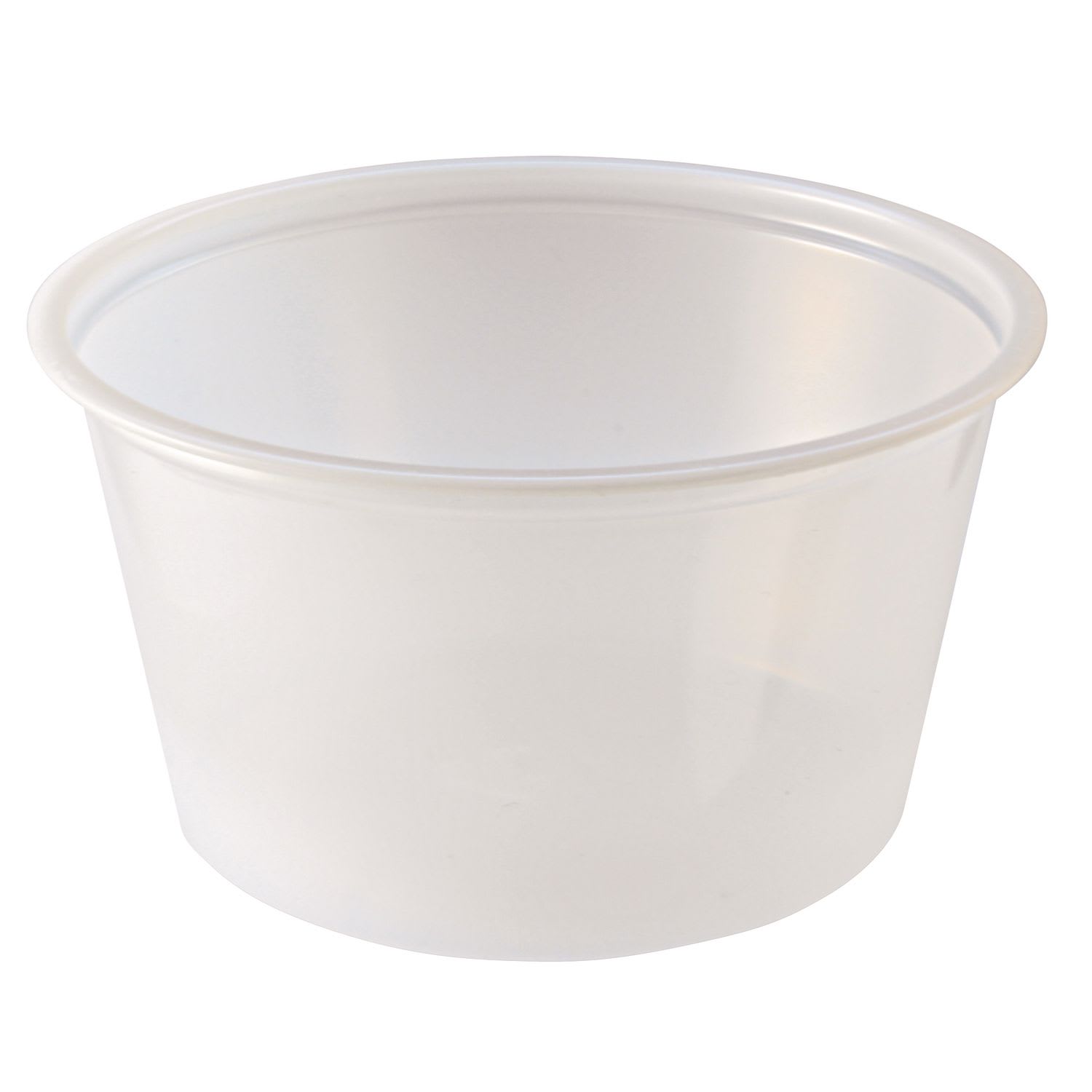 Fabri-Kal FABPC400 Portion Cups, 4 oz, Plastic, Clear, 125/Sleeve, 20 Sleeves/Carton