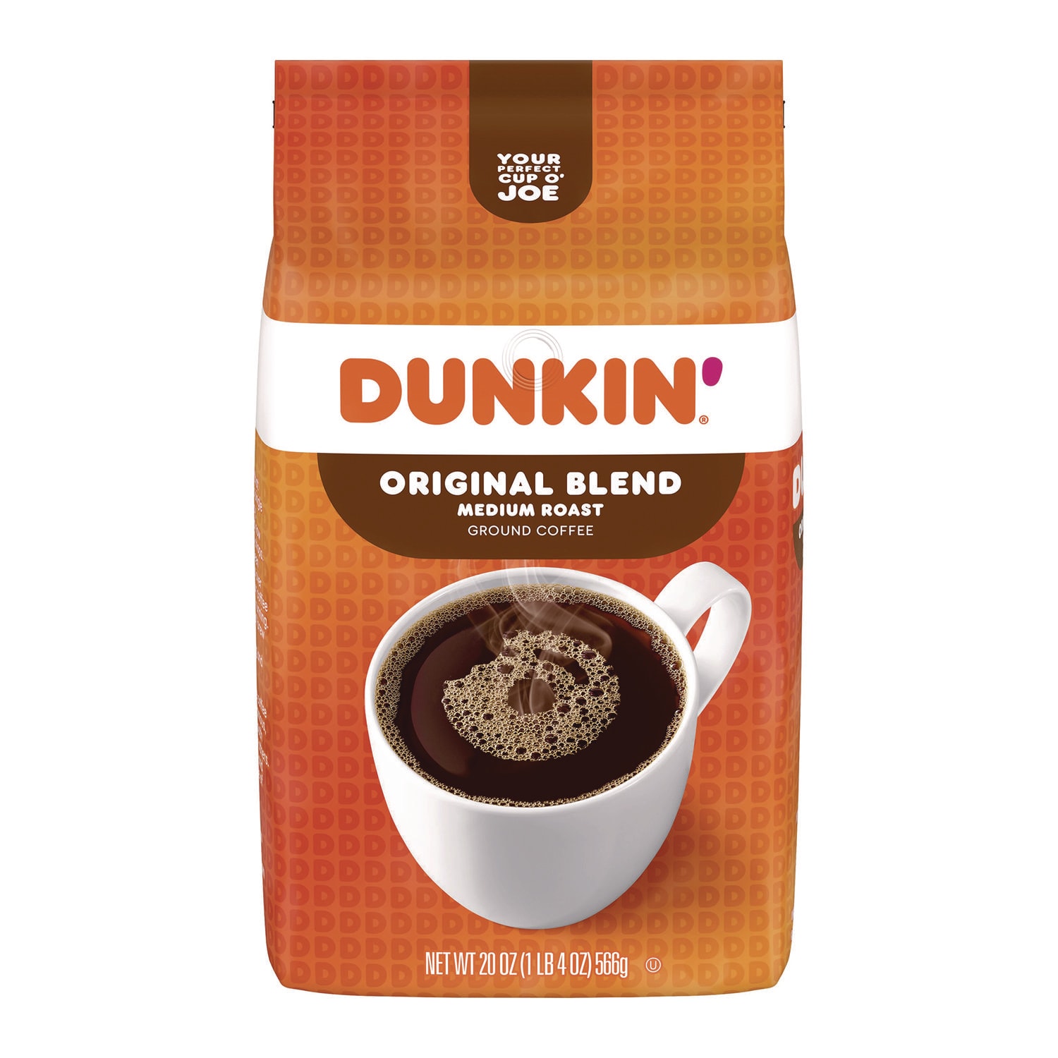 Dunkin' FOL00678 Original Blend Coffee, 20 oz Bag