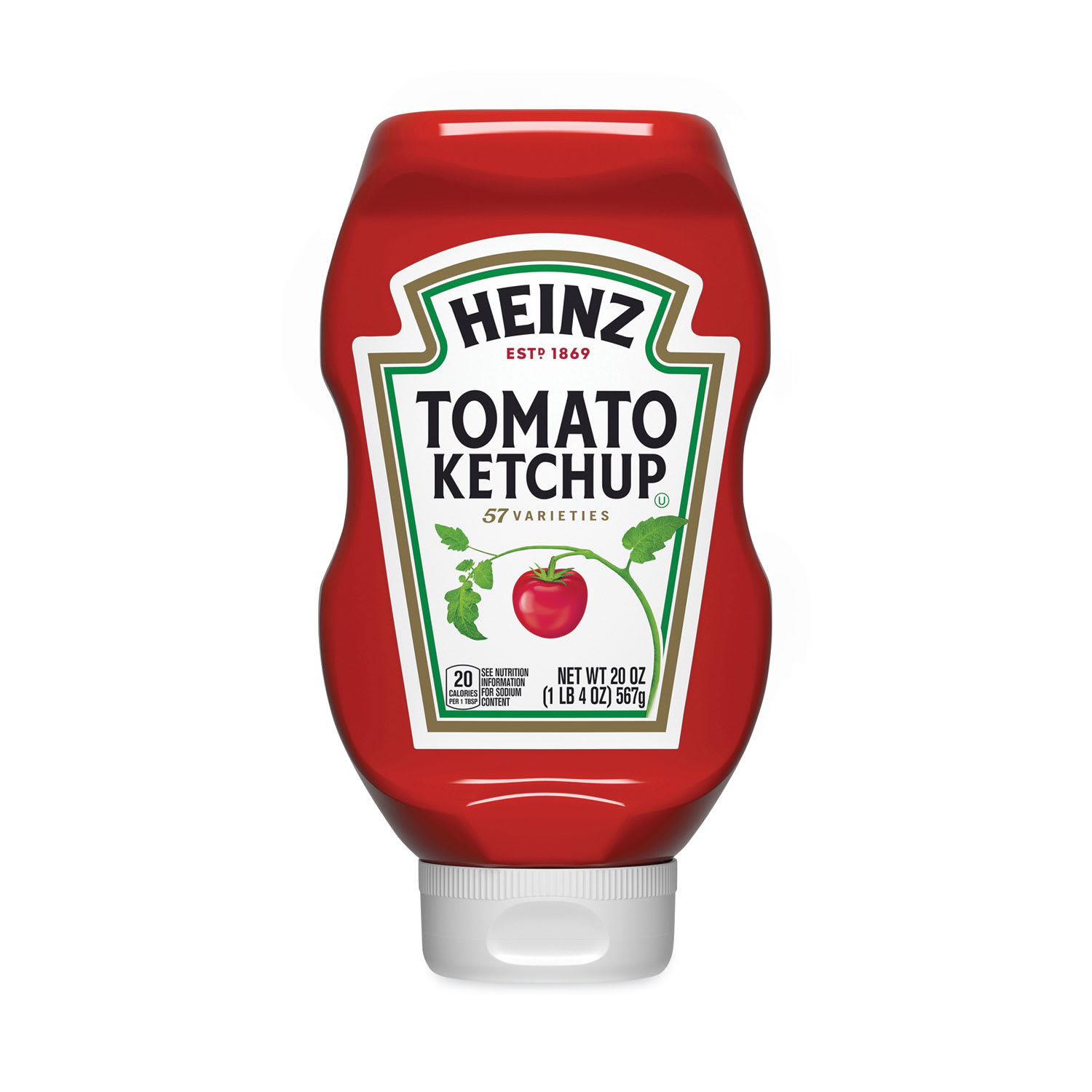 Heinz GRR20901009 Tomato Ketchup Squeeze Bottle, 20 oz Bottle, 3/Pack