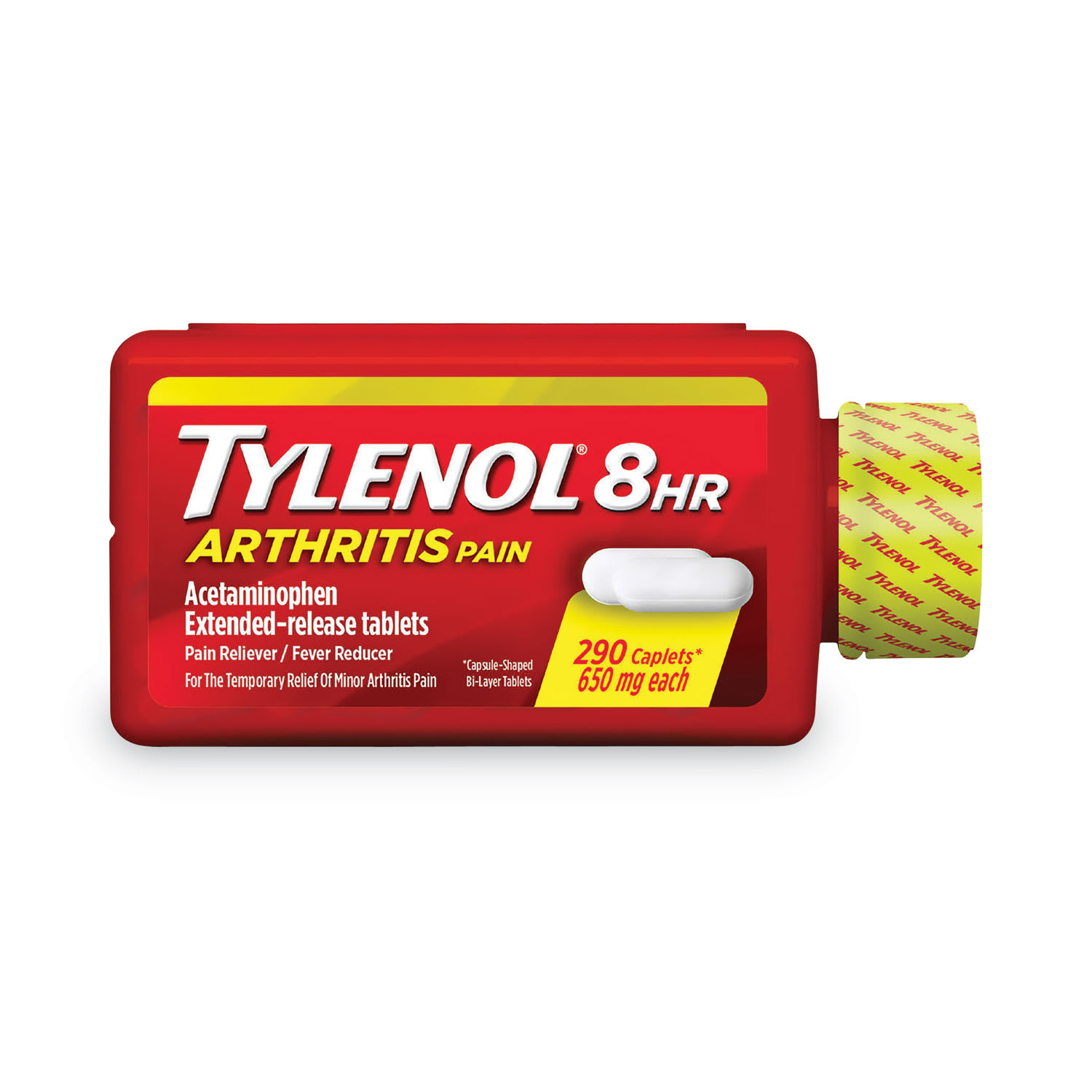 Tylenol GRR22000640 8-Hour Arthritis Pain Extended Release Tablets, 650 mg, 290/Bottle