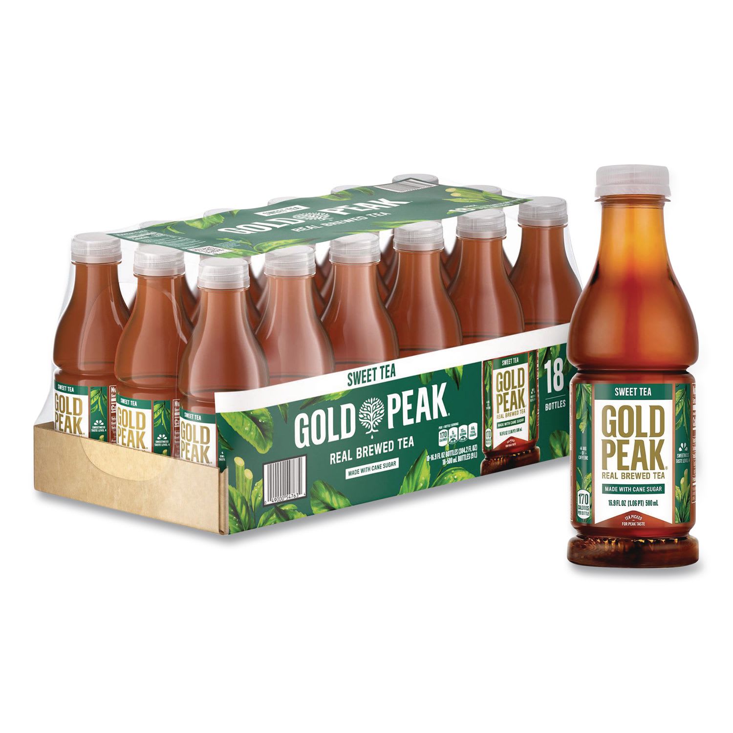 Gold Peak GRR22002678 Sweet Black Tea Bottles, 16.9 oz Bottle, 18/Carton