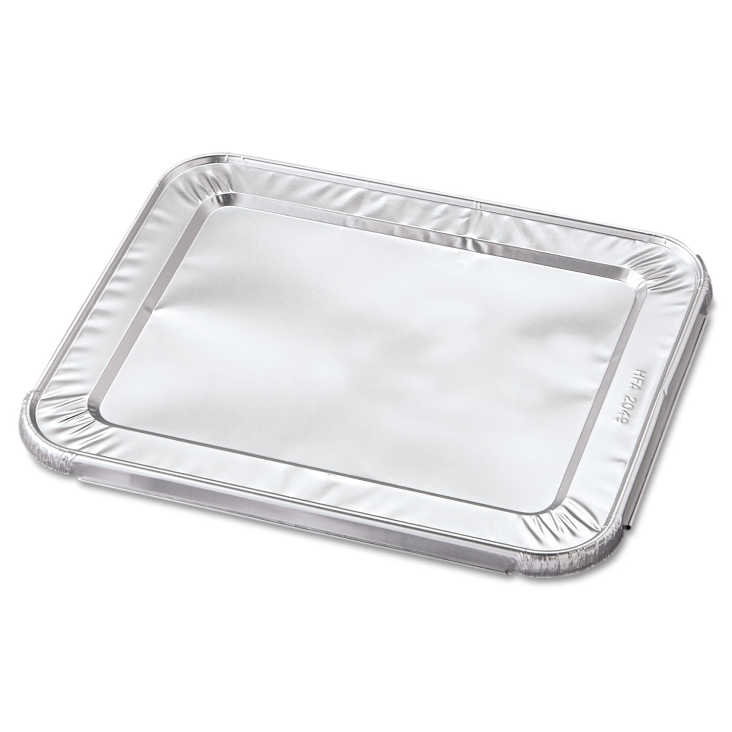 HFA HFA204930 Steam Pan Foil Lids, Fits Half-Size Pan, 30 Gauge, 12.27 x 10.44, 100/Carton