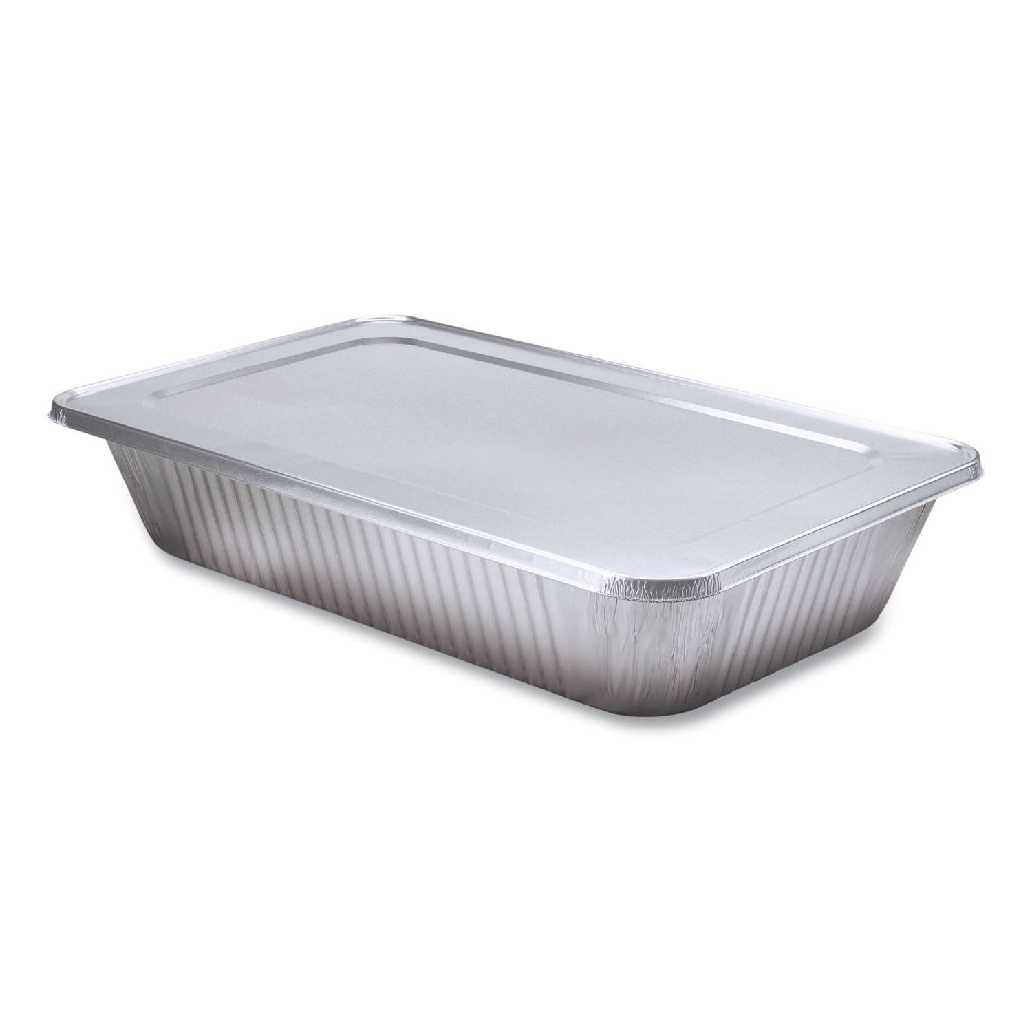 HFA HFA20504550FC Steam Table Pan Lids, Full Curl Edge, Fits Full-Size Pan, 0.62" Deep, 12.87 x 20.81, 50/Carton