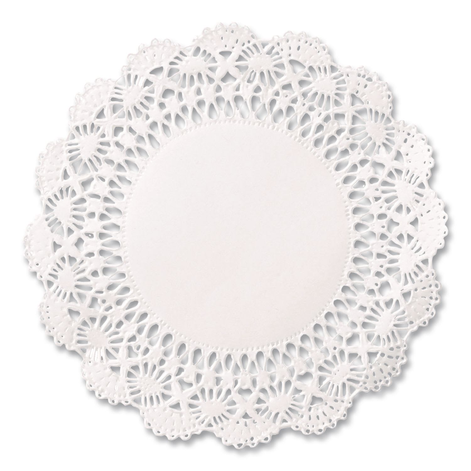 Hoffmaster HFM500000 Cambridge Lace Doilies, Round, 4", White, 10,000/Carton