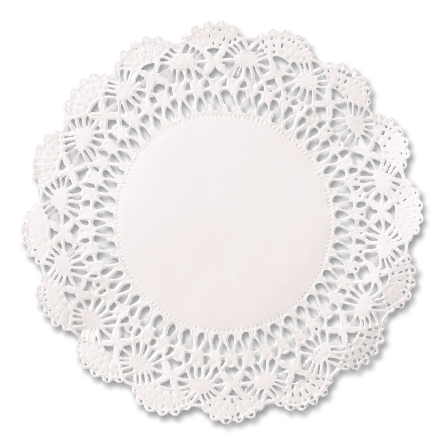 Hoffmaster HFM500106 Cambridge Lace Doilies, Round, 12", White, 4,000/Carton