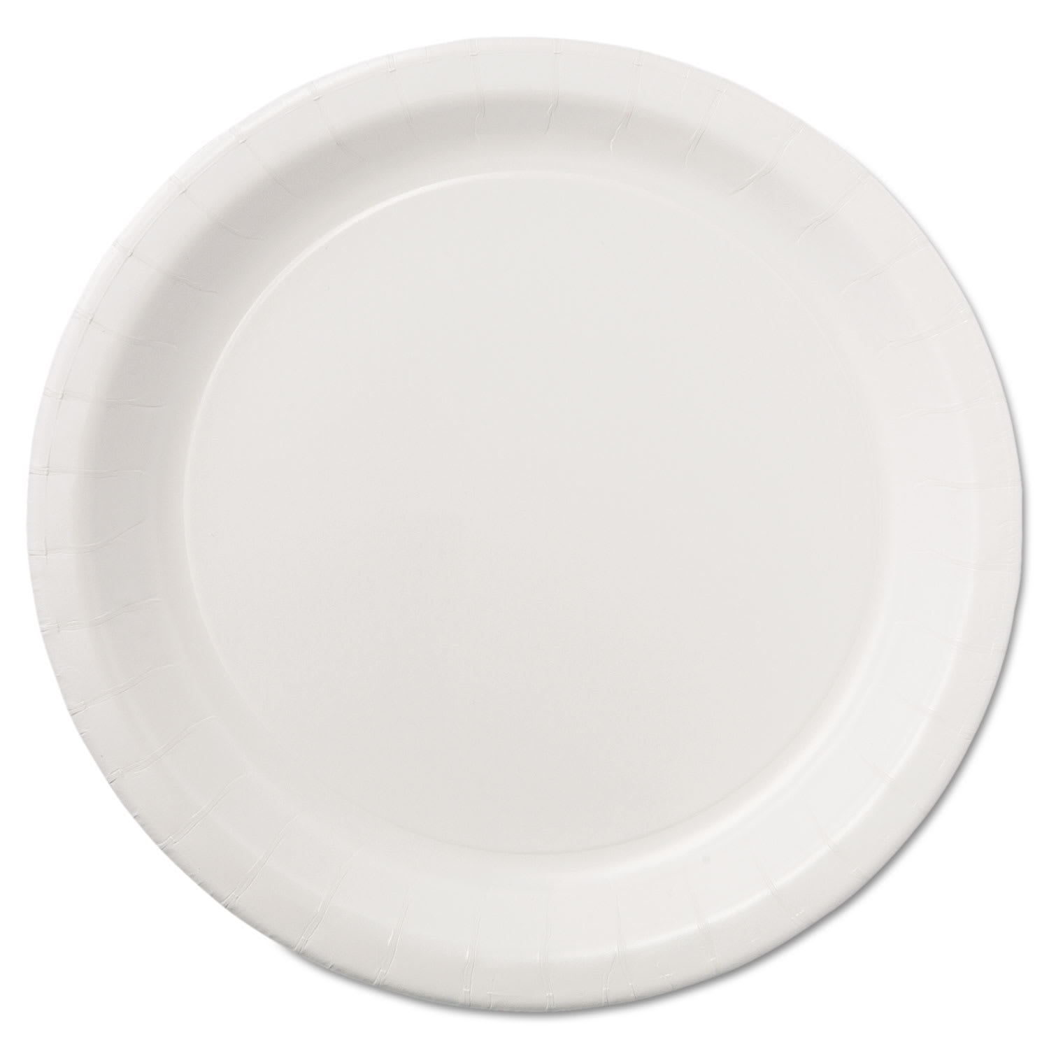 Hoffmaster HFMPL7095 Coated Paper Dinnerware, Plate, 9" Dia, White, 50/pack, 10 Packs/carton