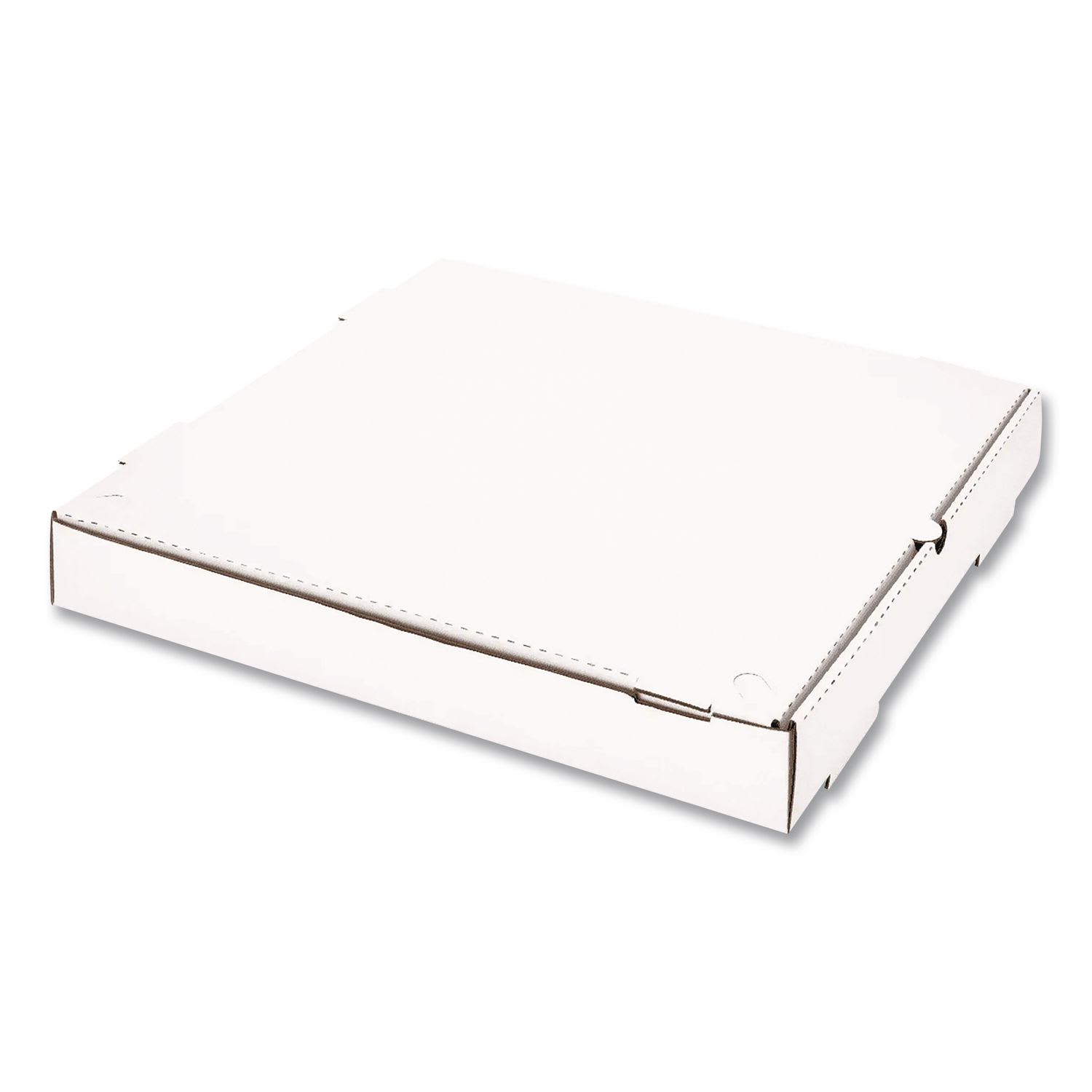 Karat KRTFPPBF16W Corrugated Pizza Boxes, 16 x 16 x 1.97, White/Brown, 50/Carton