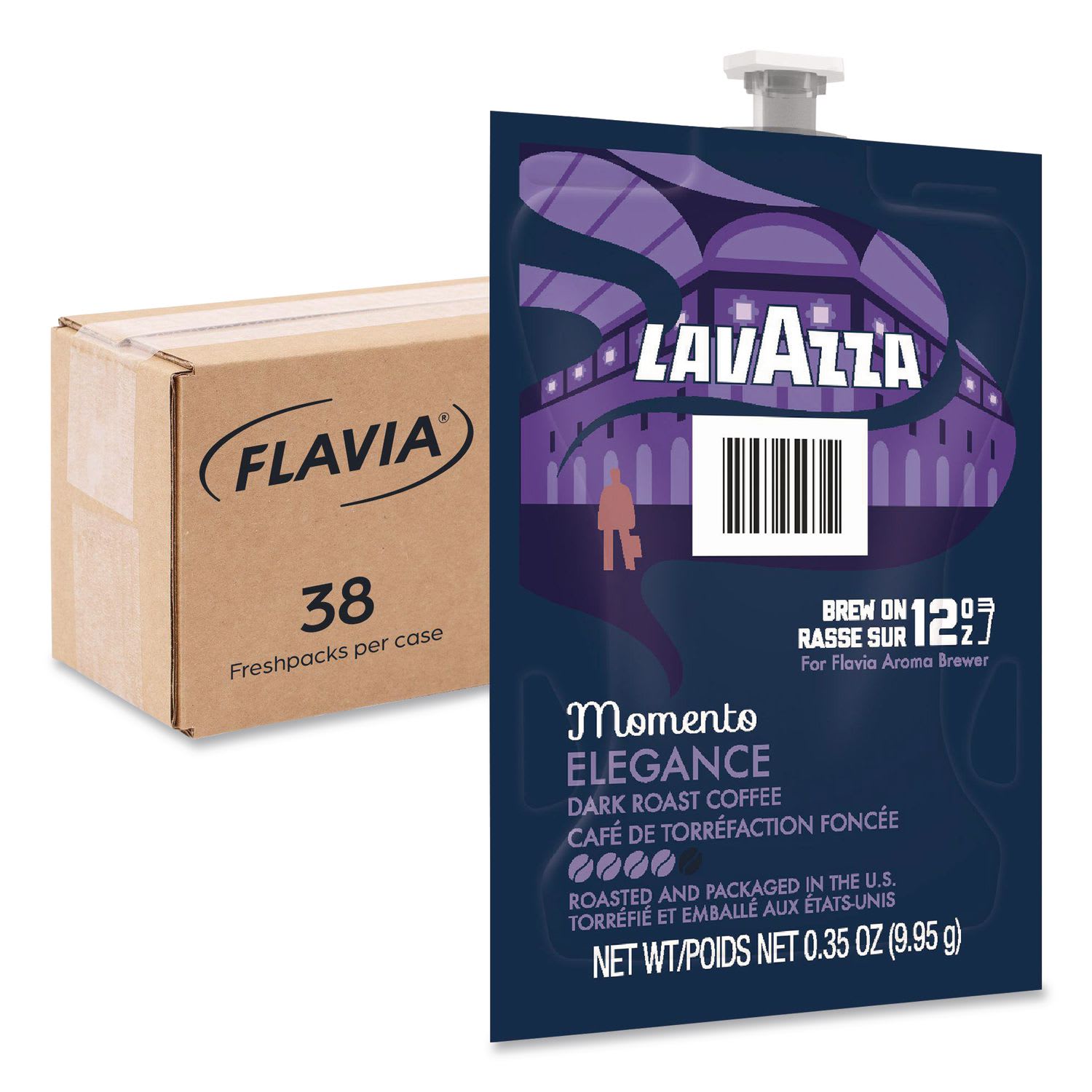 FLAVIA LAV48791 Lavazza Momento Elegance Coffee Freshpack, 38/Carton