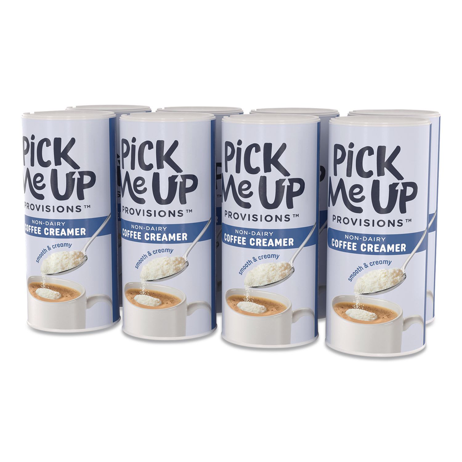 Pick Me Up Provisions PIEPM62428 Original Powdered Creamer, 16 oz Canister, 8/Pack