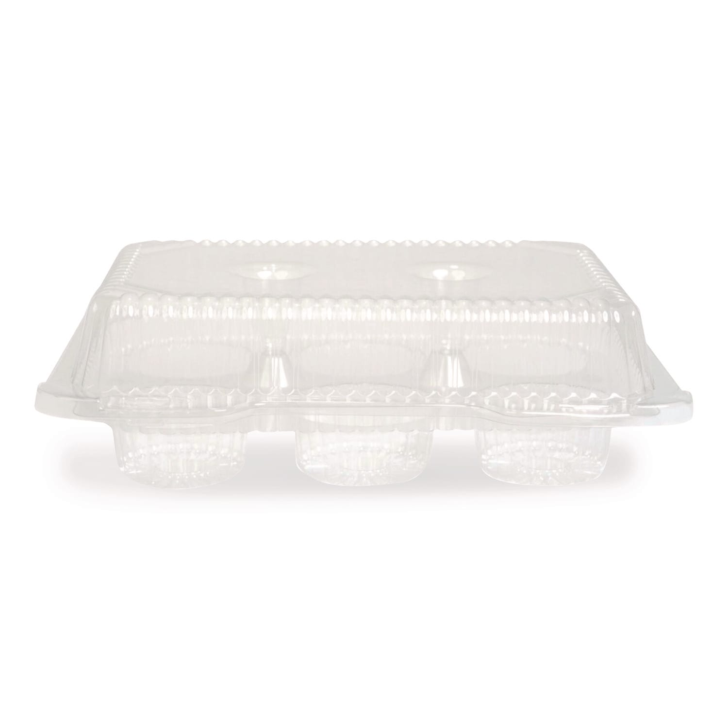 Plastifar PST18200 Bakery Containers, Muffin/Cupcake, 7.25 x 9.88 x 3.13, Clear, 250/Carton
