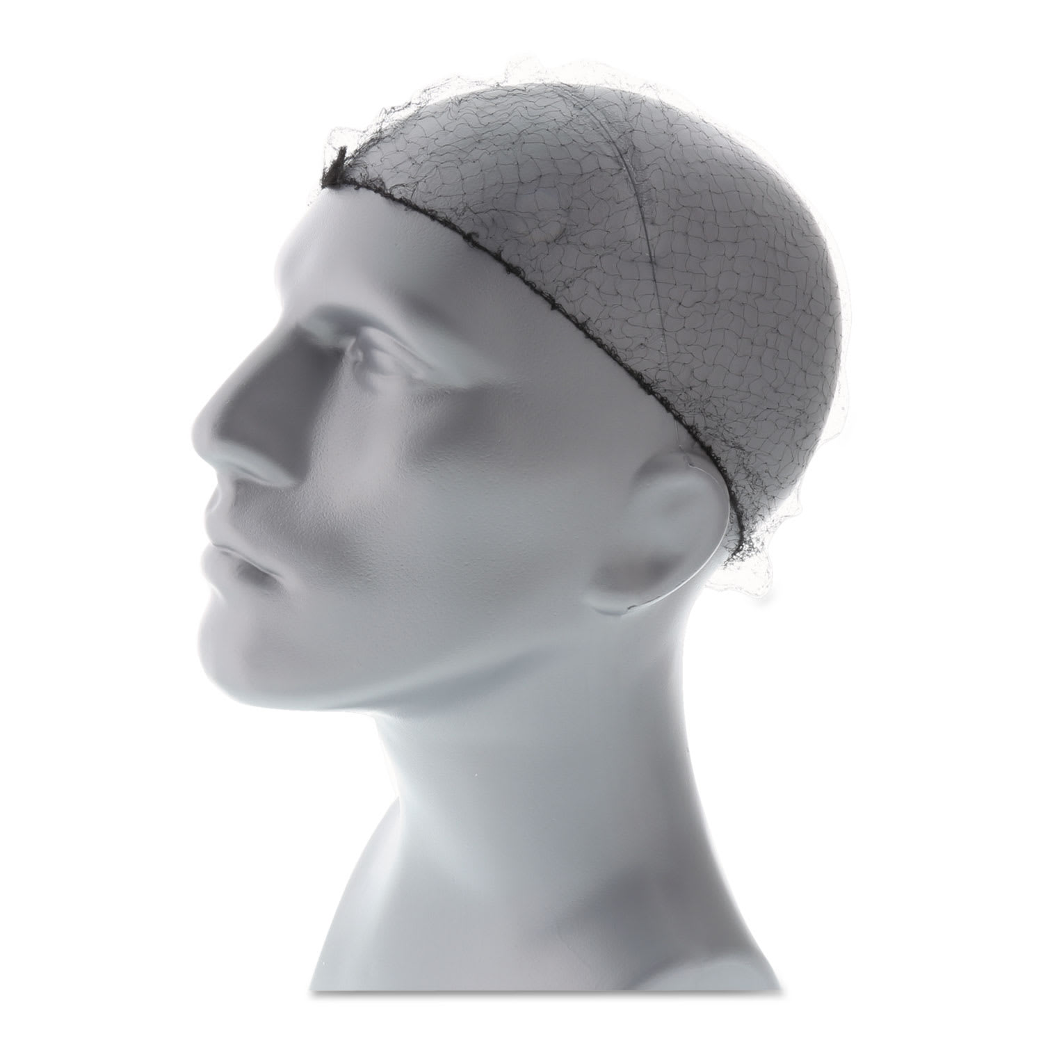 AmerCareRoyal RPPRPH144LTBK28 Lightweight Latex-Free Hairnets, Nylon, 28", Black, 144/Box, 20 Boxes/Carton