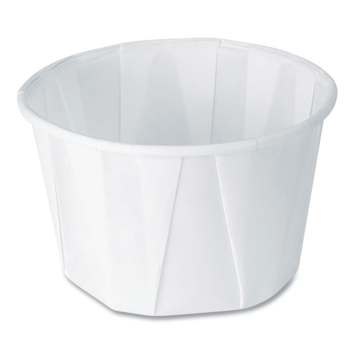 SOLO SCC200 Paper Portion Cups, ProPlanet Seal, 2 oz, White, 250/Bag, 20 Bags/Carton