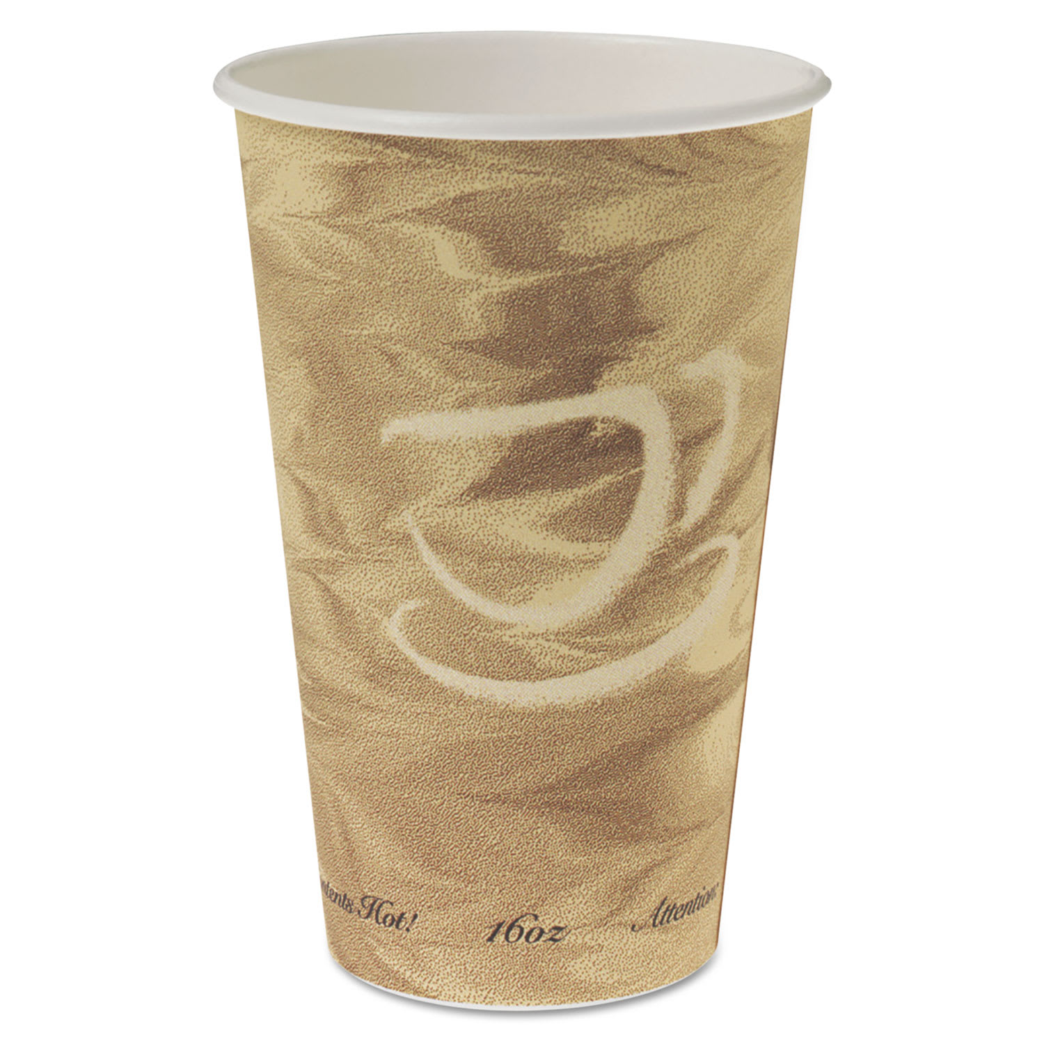 SOLO SCC316MS Mistique Hot Paper Cups, 16 oz, Mistique Design, 50/Sleeve, 20 Sleeves/Carton