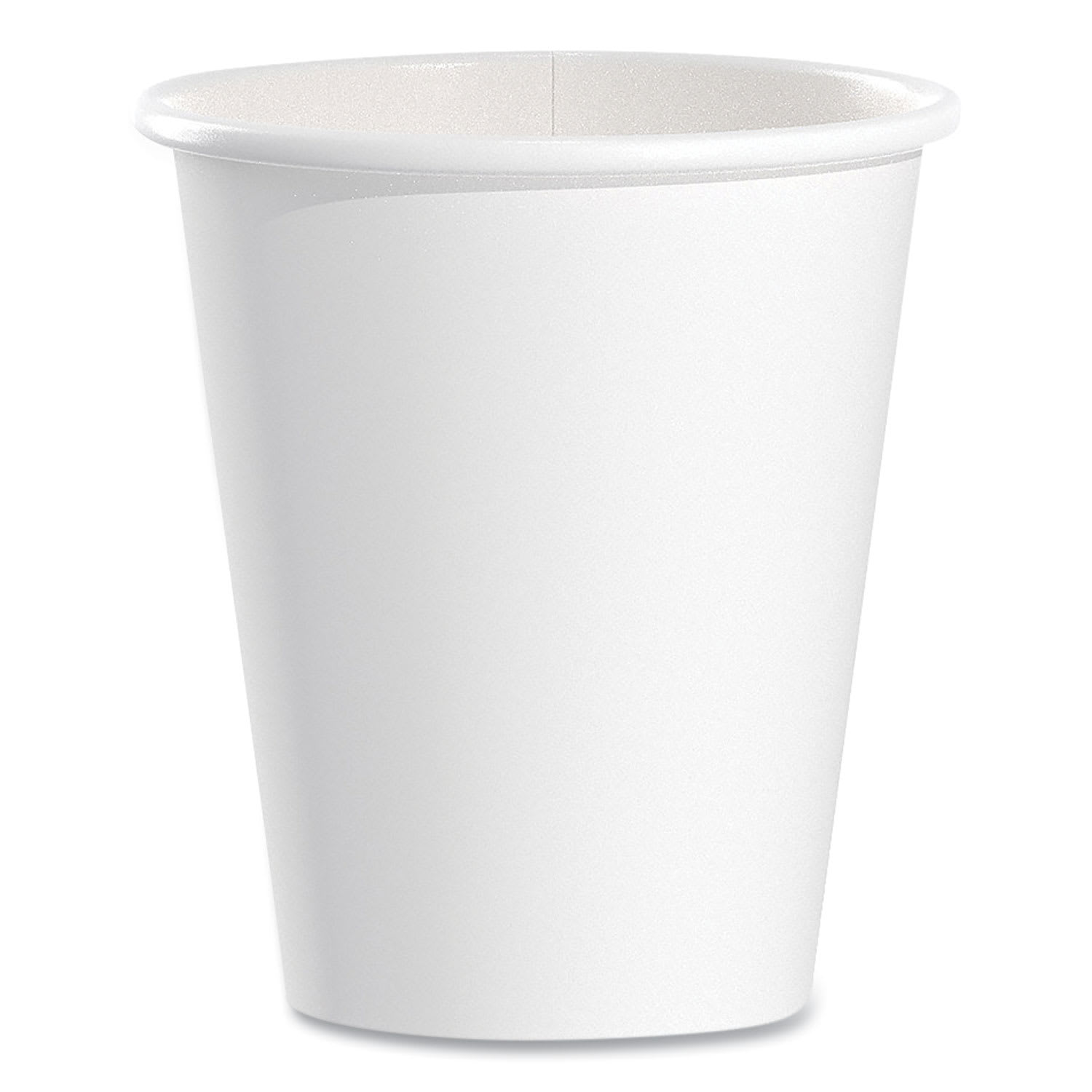 SOLO SCC376W Single-Sided Poly Paper Hot Cups, 6 Oz, White, 50/pack, 20 Packs/carton