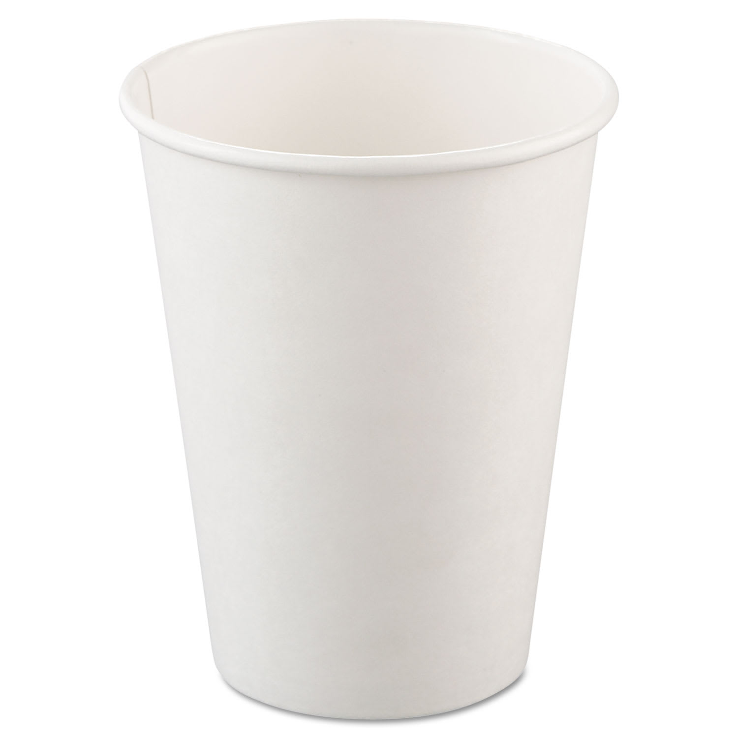 SOLO SCC412WN Single-Sided Poly Paper Hot Cups, 12 Oz, White, 50/bag, 20 Bags/carton