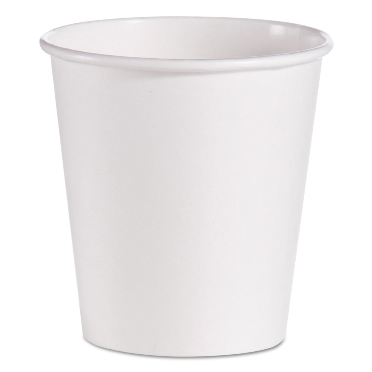SOLO SCC510W Single-Sided Poly Paper Hot Cups, 10 Oz, White, 1,000/carton
