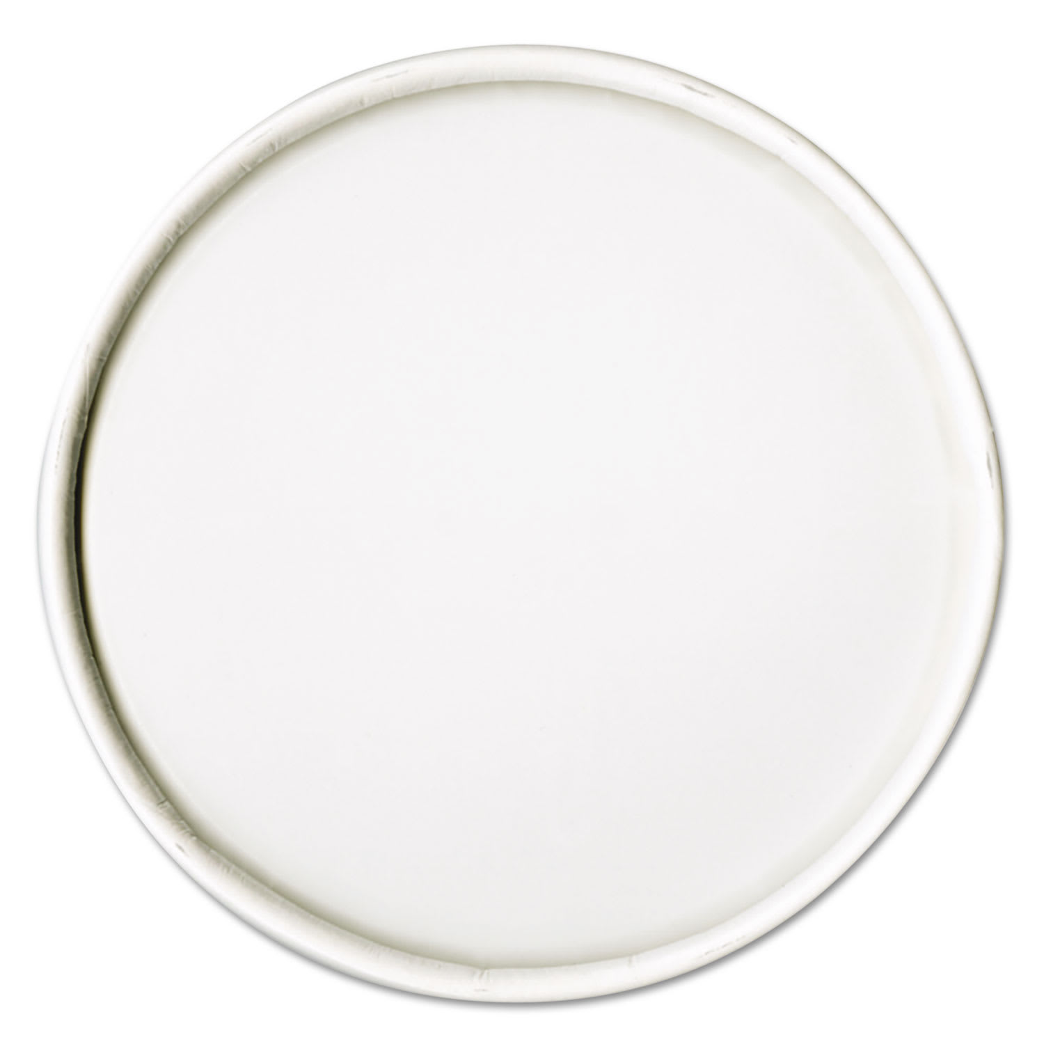 SOLO SCCCA16A Spiral-Wound Paper Hot Cup Lids, Fits 16 oz Hot Cups, Paper, White, 25/Sleeve, 20 Sleeves/Carton