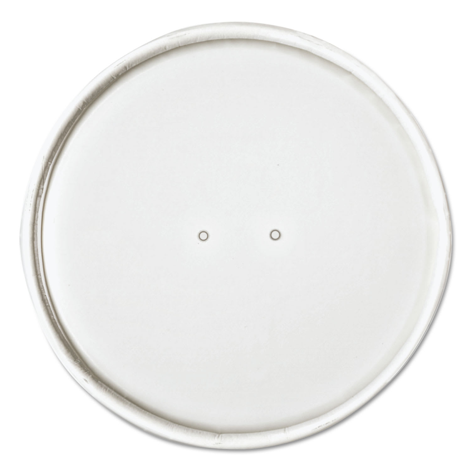 SOLO SCCCH16A Paper Lids for Food Containers, For 16 oz Containers, Vented, 3.9" Diameter x 0.9" h, White, 25/Bag, 20 Bags/Carton