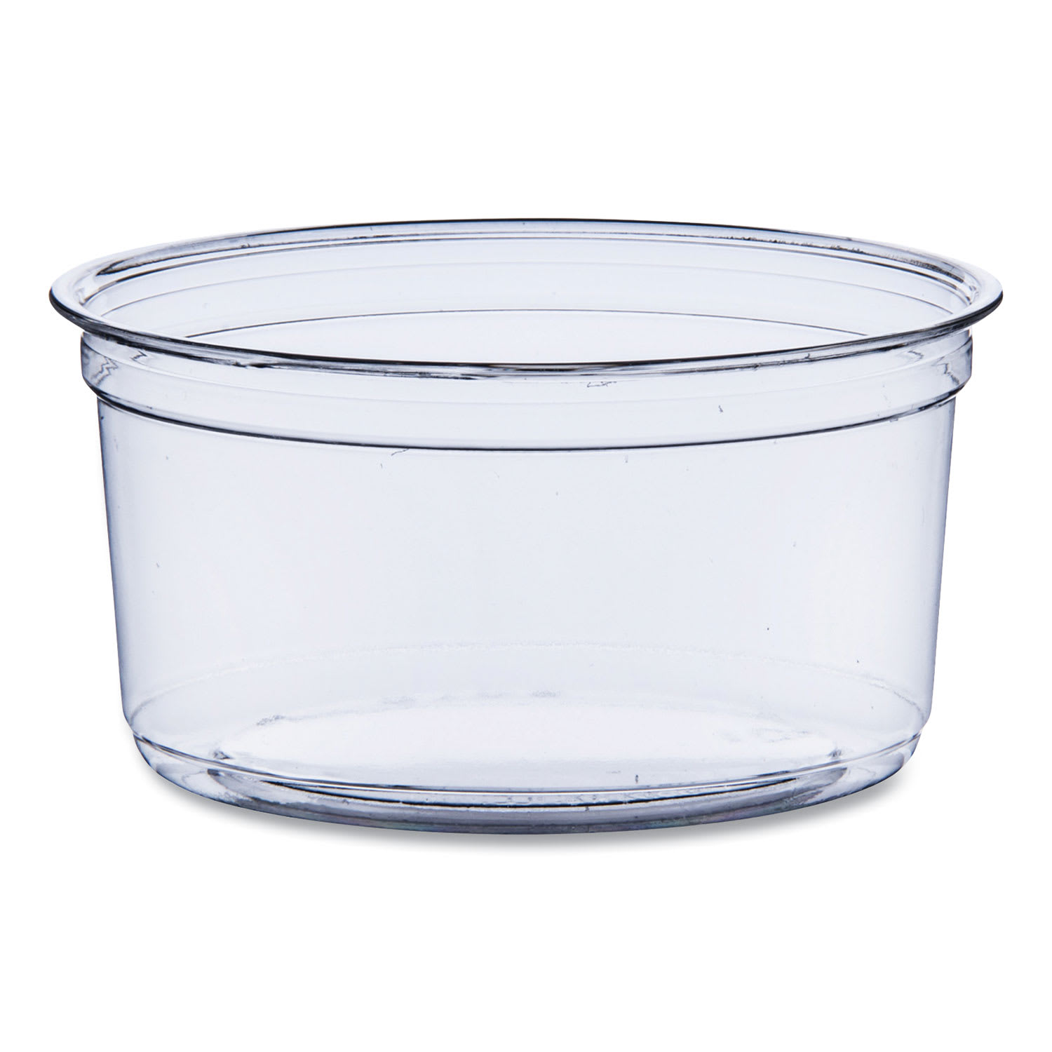 SOLO SCCDM12R Bare Eco-Forward RPET Deli Containers, ProPlanet Seal, 12 oz, Clear, Plastic, 50/Pack, 10/Carton