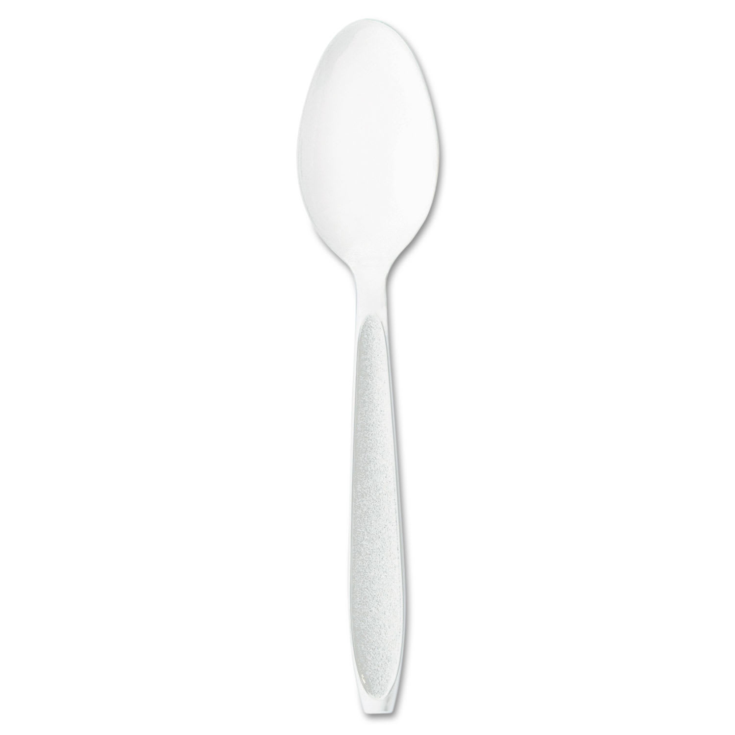 SOLO SCCHSWT0007 Impress Heavyweight Full-Length Polystyrene Cutlery, Spoon, Plastic, White, 1,000/Carton