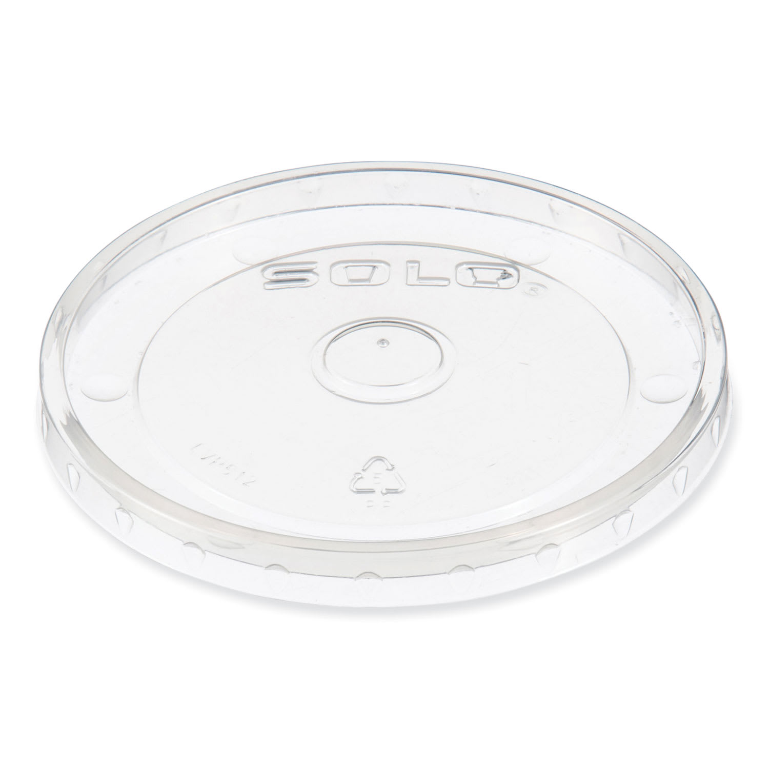 SOLO SCCLVP5120100 Polypropylene Vented Food Container Lids for 12 oz Food Containers, Clear, Plastic, 1,000/Carton
