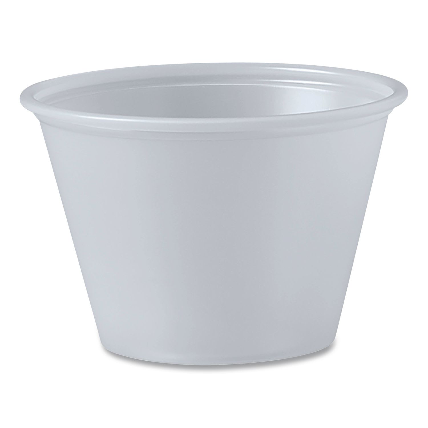 SOLO SCCP250N Portion Containers, 2.5 oz, Plastic, Translucent, 2,500/Carton