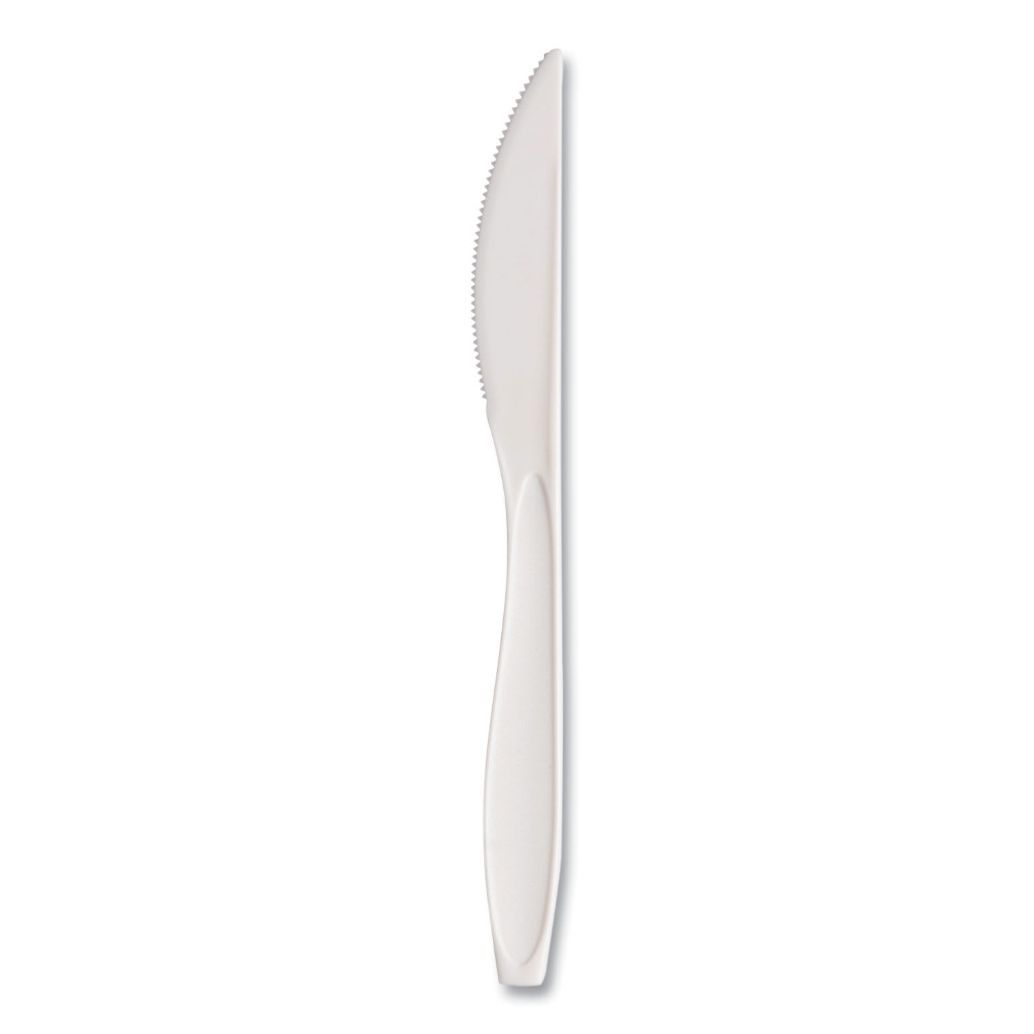 SOLO SCCRSWK Reliance Mediumweight Cutlery, Standard Size, Knife, Plastic, White, 1,000/Carton