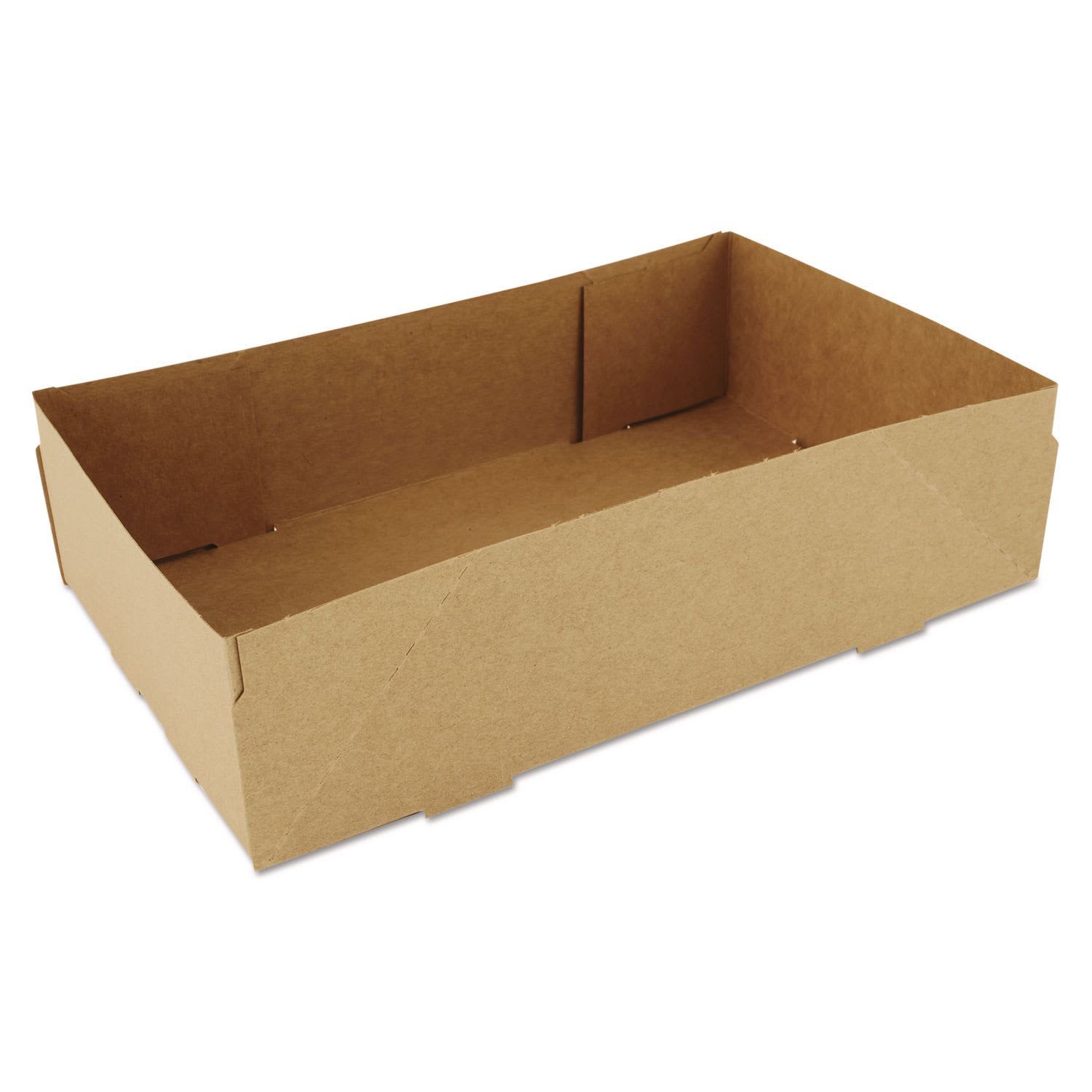 SCT SCH0122 4-Corner Pop-Up Food and Drink Tray, 8.63 x 5.5 x 2.25, Brown, Paper, 500/Carton