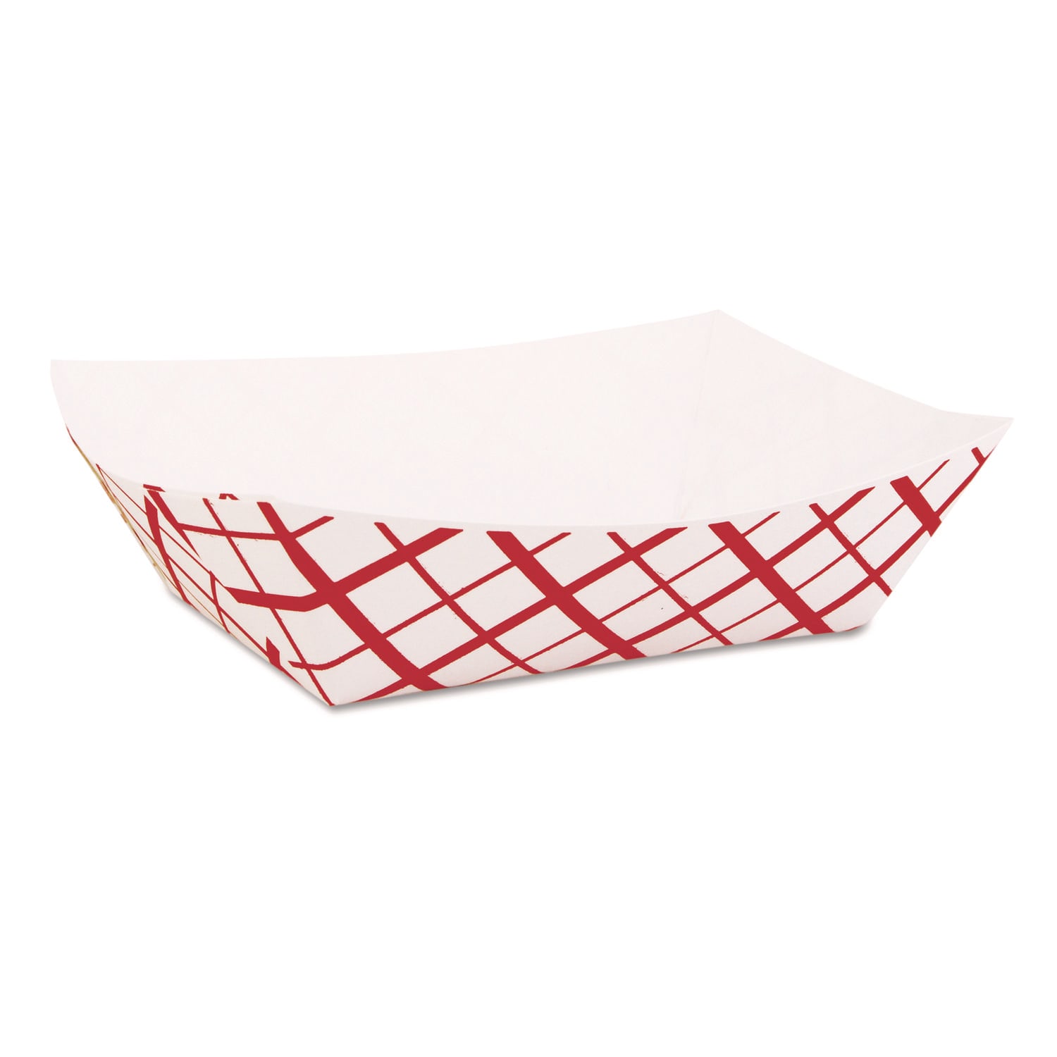 SCT SCH0413 Paper Food Baskets, 1 lb Capacity, Red/White, Paper, 1,000/Carton