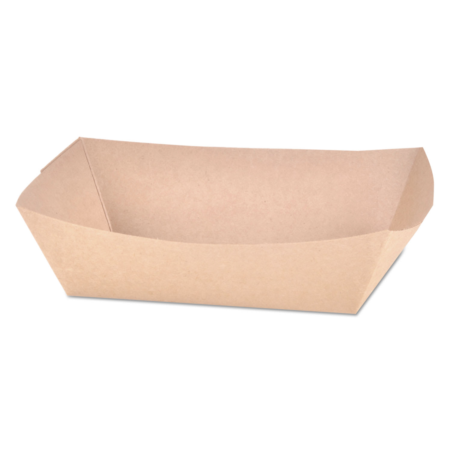 SCT SCH0521 Eco Food Trays, 2.5 lb Capacity, 6.54 x 4.06 x 1.73, Brown, Paper, 500/Carton