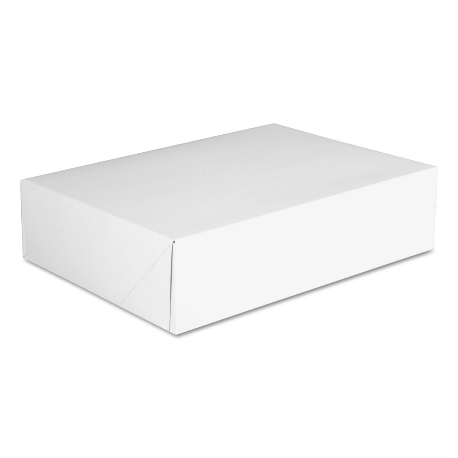 SCT SCH1213 Clay-Coated Donut Boxes, 12.88 x 23 x 12.75, White, Paper, 125/Carton