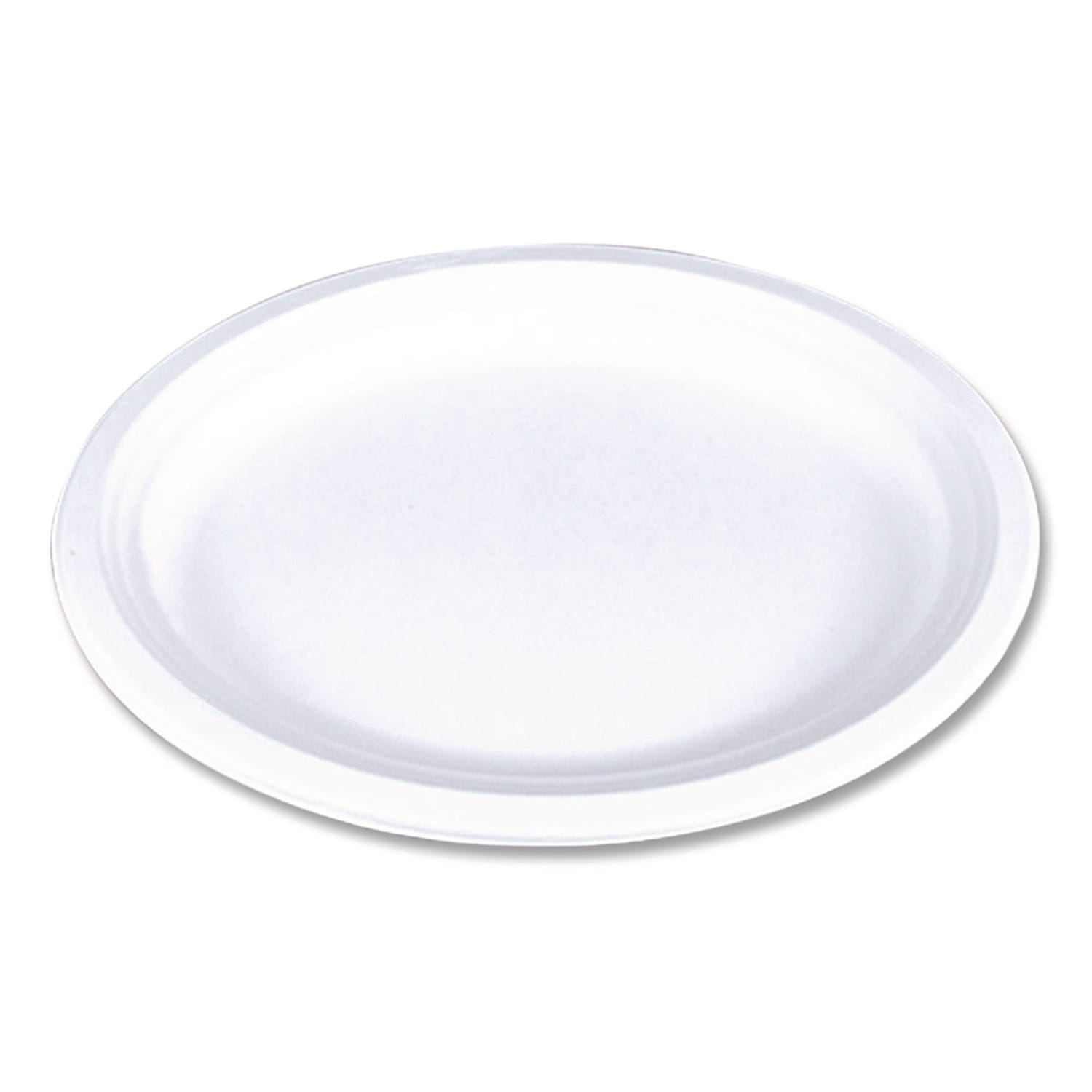 SCT SCH18560WPF ChampWare Molded Fiber Tableware, Molded Fiber Platter, 12.5" dia, White, 125 Plates/Sleeve, 4 Sleeves/Carton