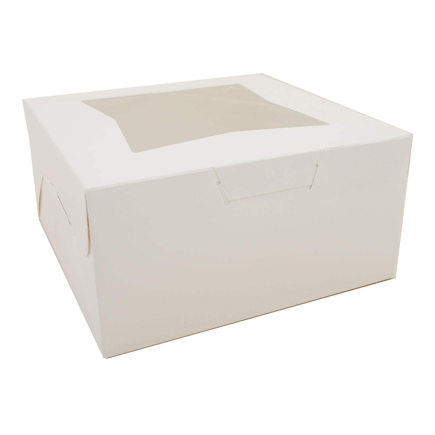 SCT SCH23053 White Window Bakery Boxes with Tuck-in Lid, 10 x 10 x 5, White, Paper, 150/Carton