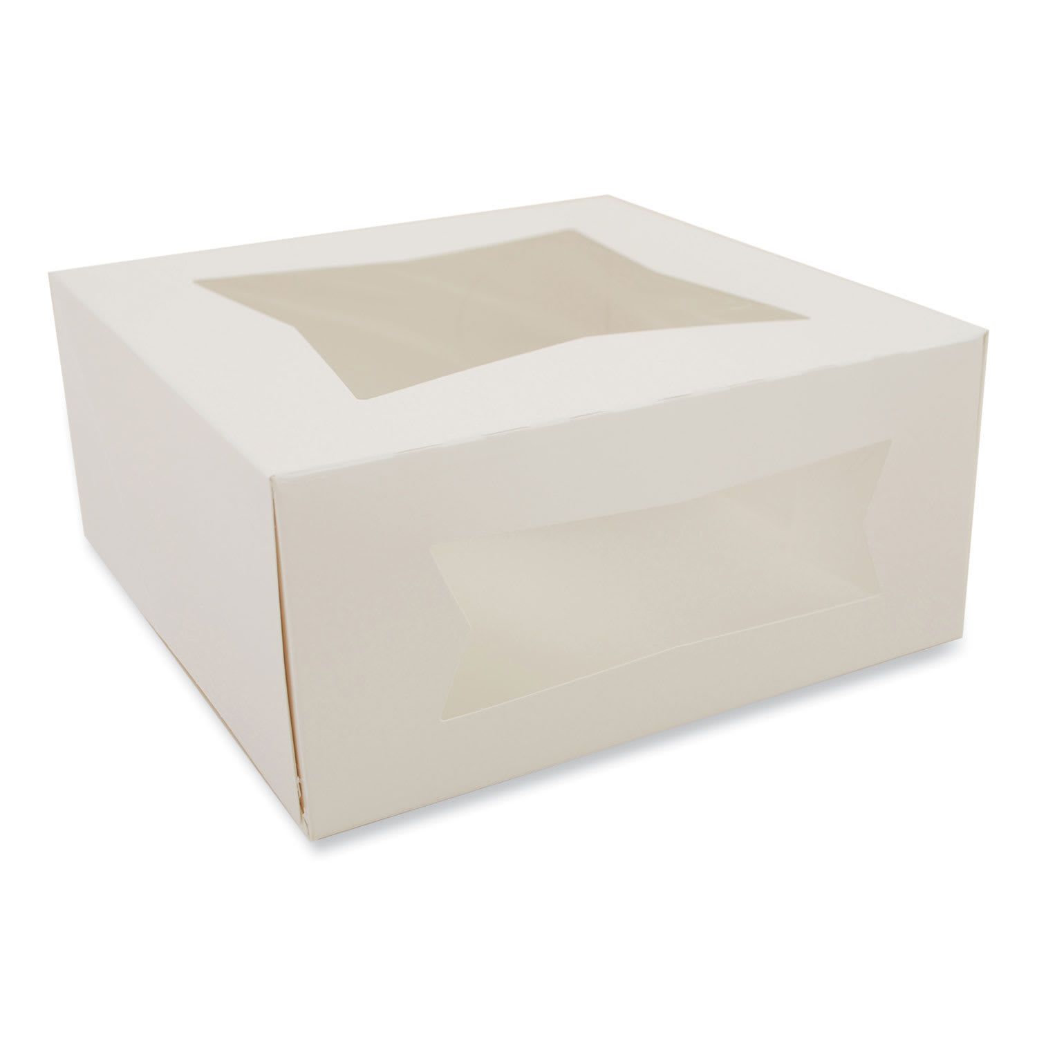 SCT SCH24293 Bakery Boxes, 9 x 9 x 4, White, Paper, 150/Carton