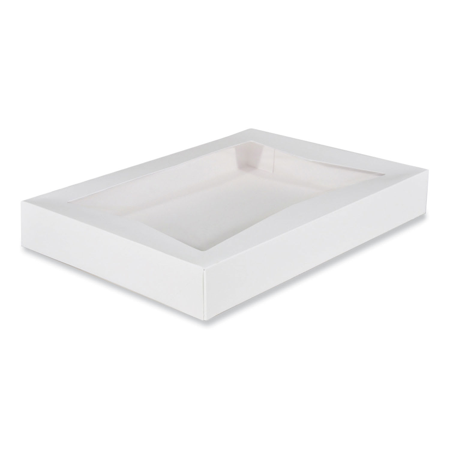 SCT SCH24543 Window Flag Design Pie Boxes, 16 x 12 x 2.25, White, Paper, 100/Carton