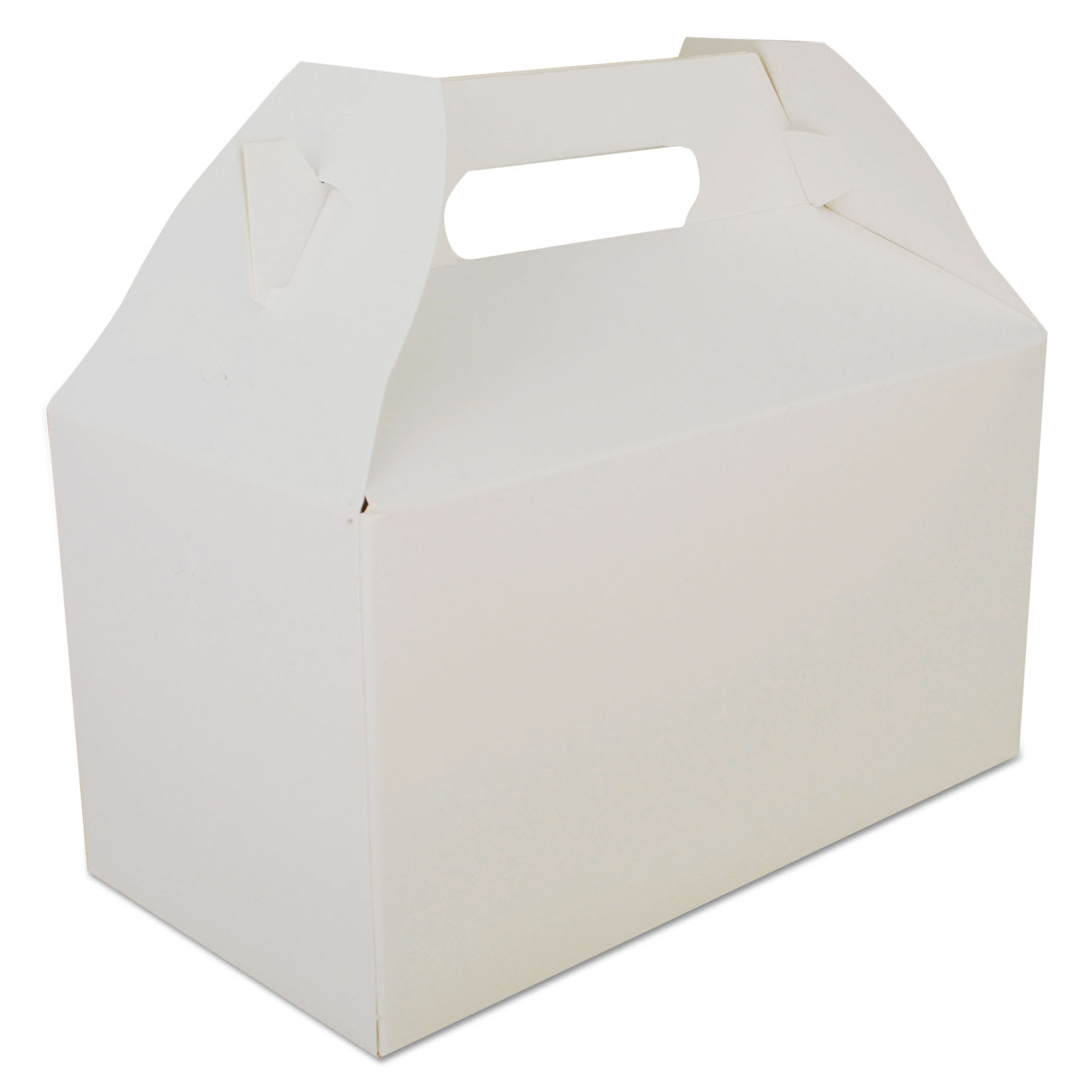 SCT SCH2707 Carryout Barn Boxes, 9.5 x 5 x 5, White, Paper, 125/Carton